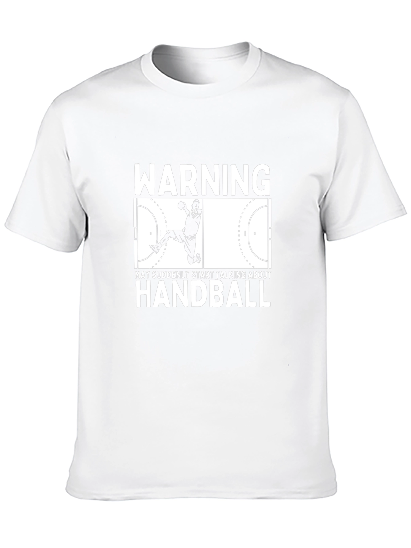 Warning May Talk About Handball T-Shirt