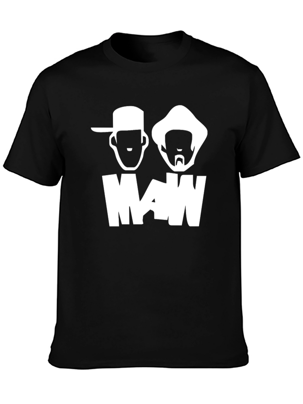 Man T-Shirt - Black Graphic Tee
