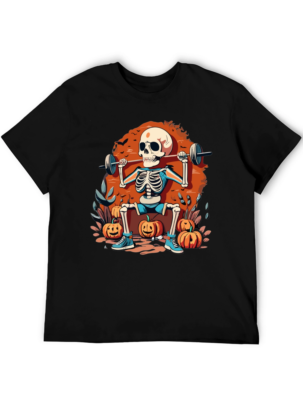Skeleton Gym Halloween T-Shirt