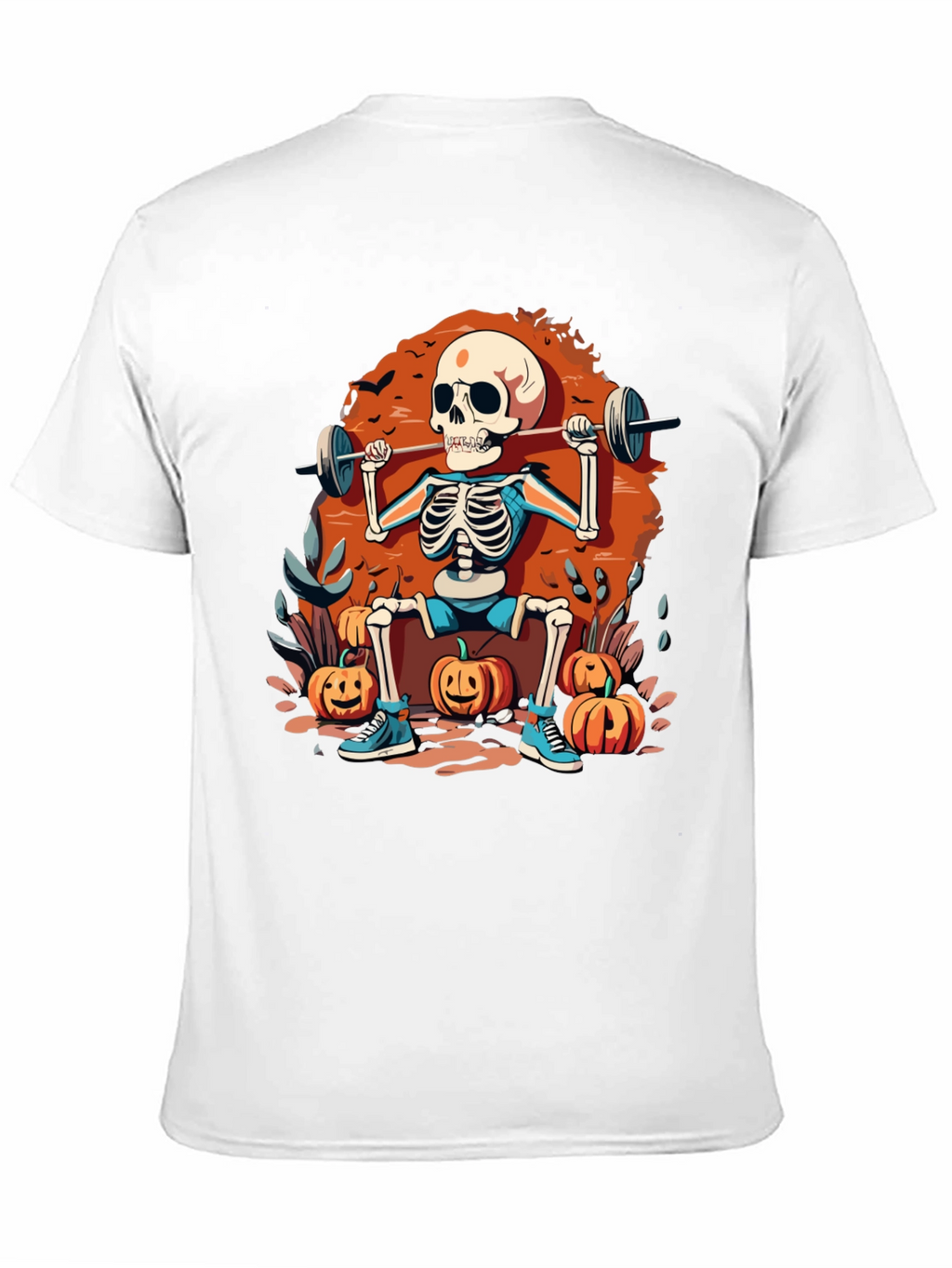 Skeleton Gym Halloween T-Shirt