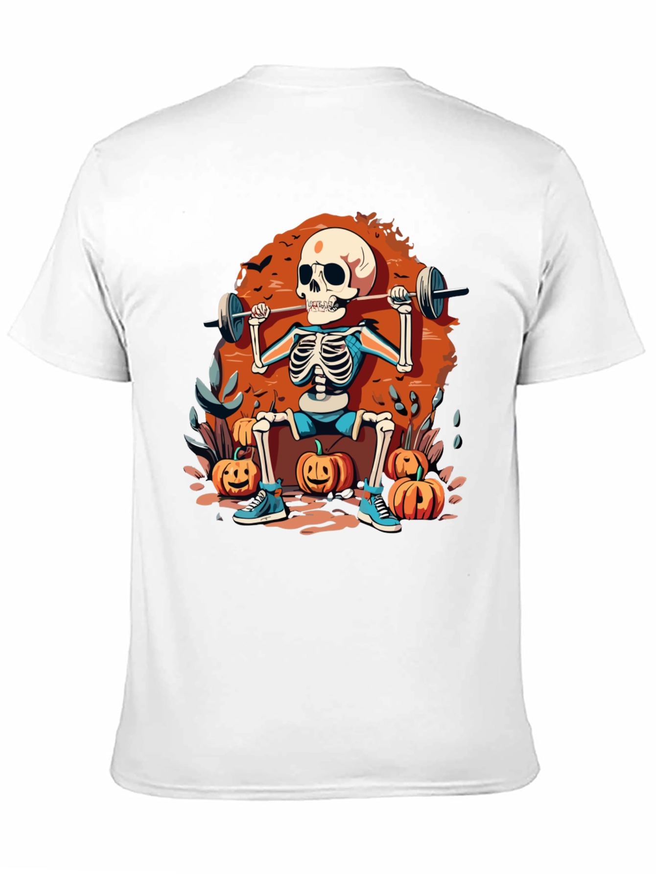 Skeleton Gym Halloween T-Shirt