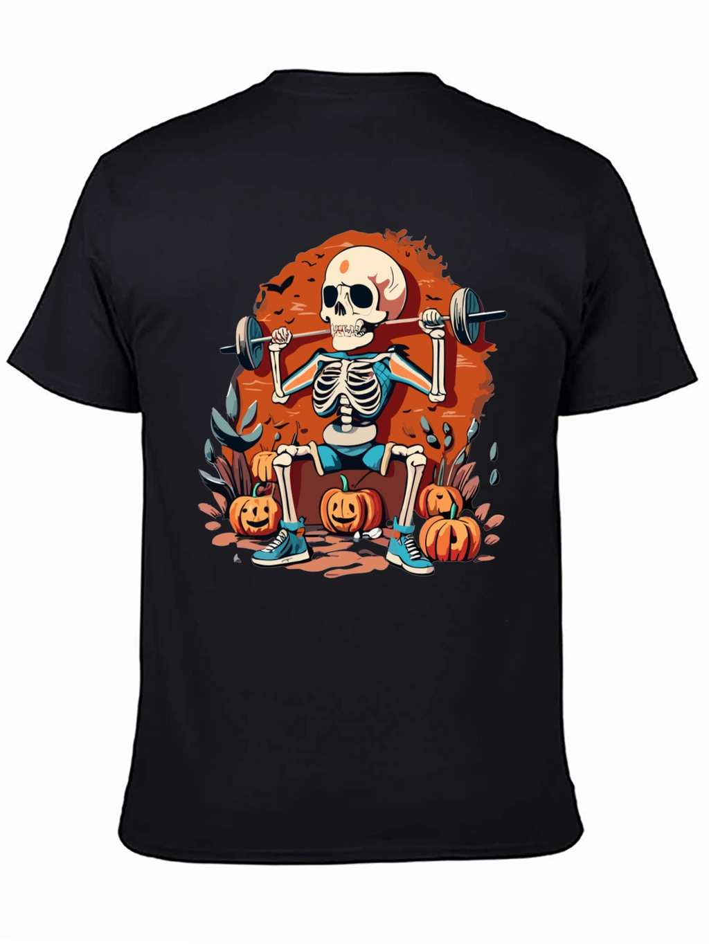 Skeleton Gym Halloween T-Shirt