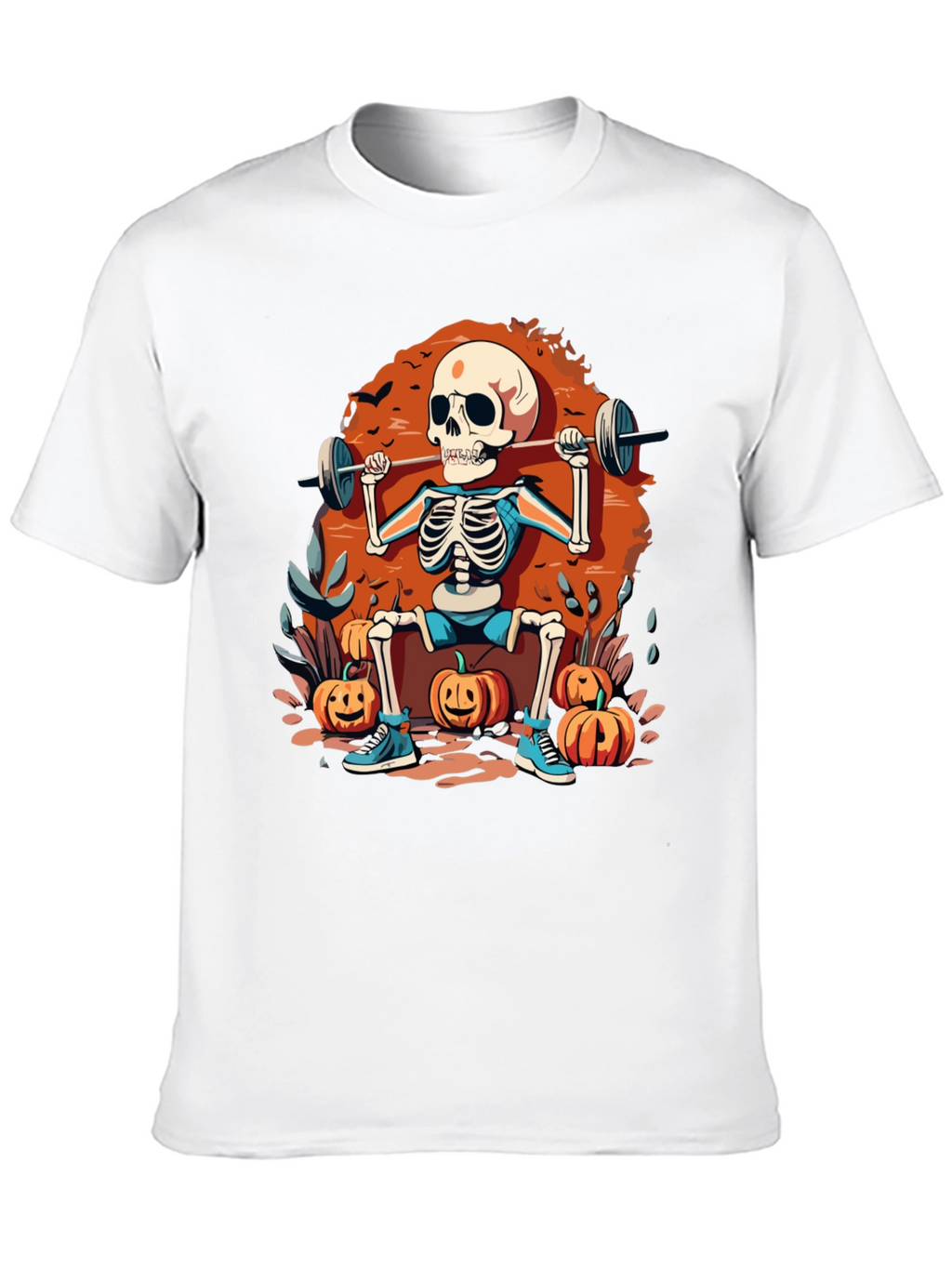 Skeleton Gym Halloween T-Shirt