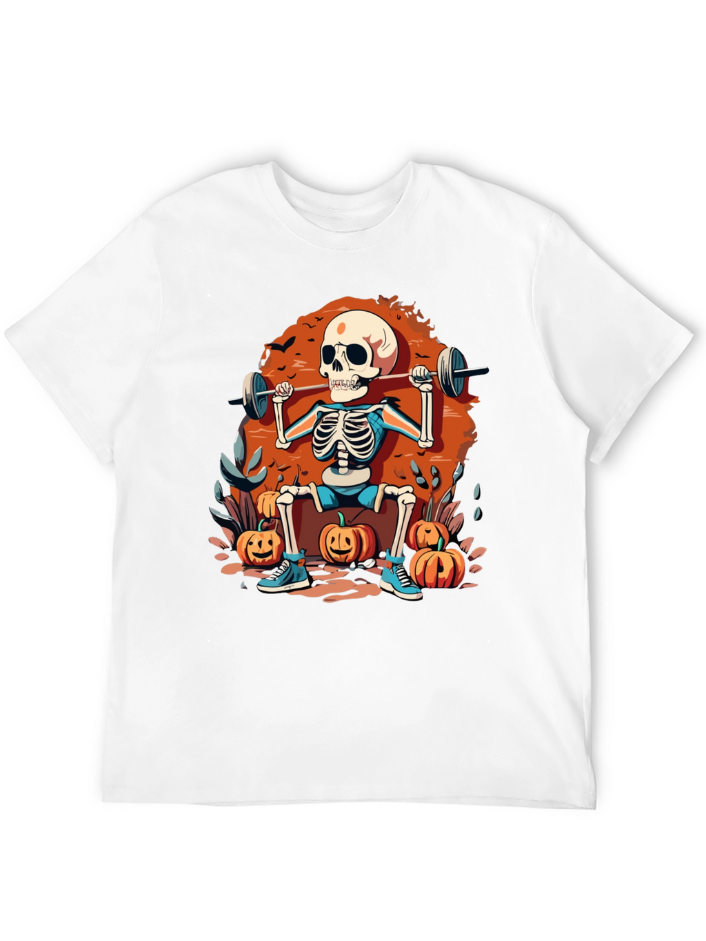 Skeleton Gym Halloween T-Shirt