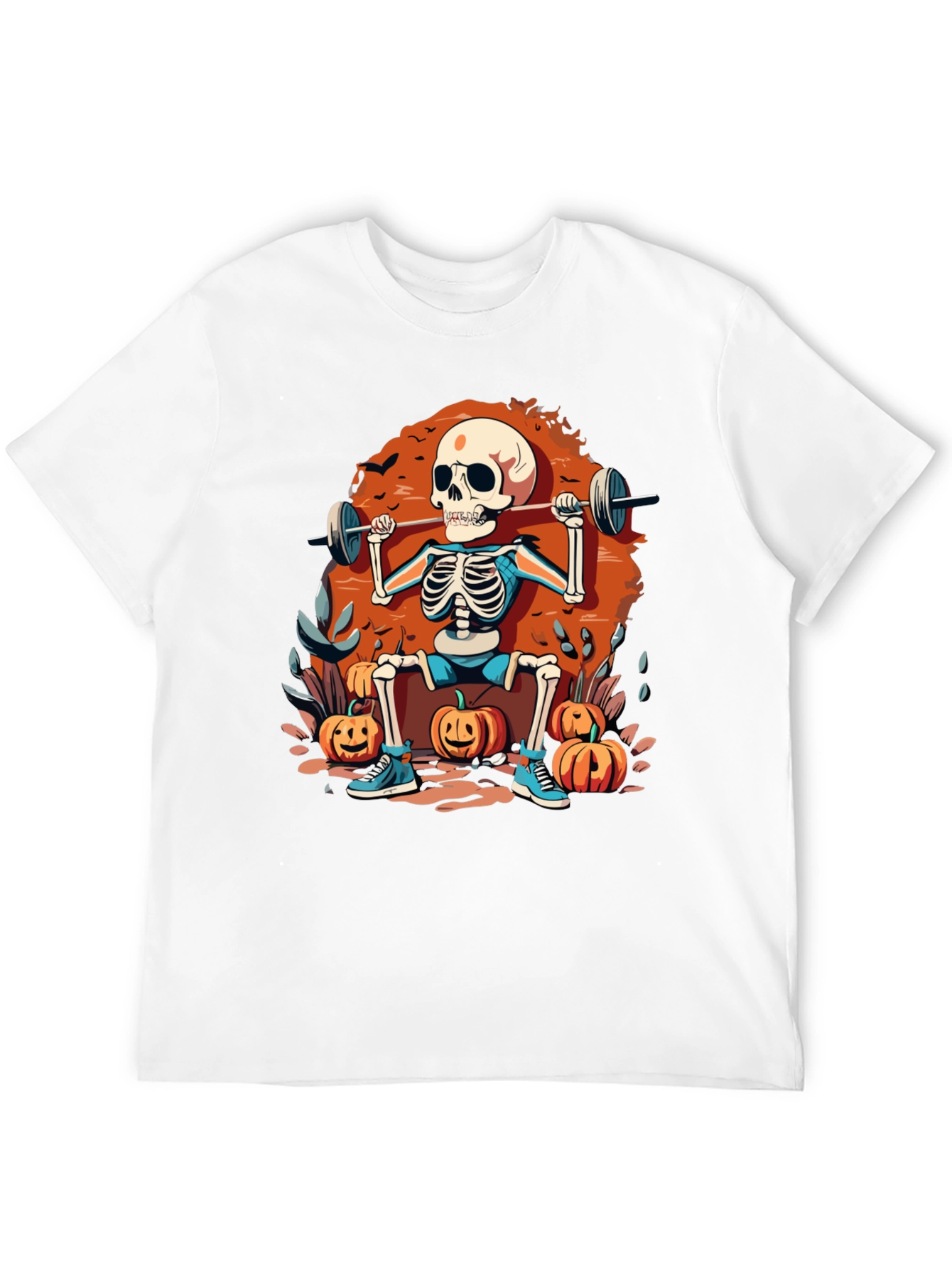 Skeleton Gym Halloween T-Shirt
