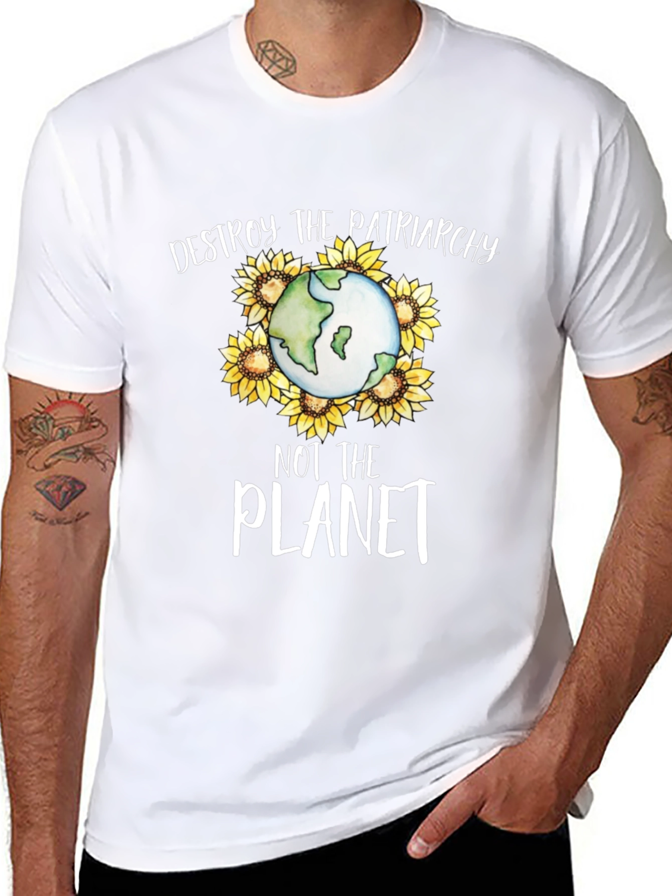 Destroy Patriarchy Not the Planet Graphic Tee