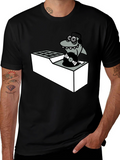 DJ Shark T-Shirt - Cool Cartoon Graphic Tee