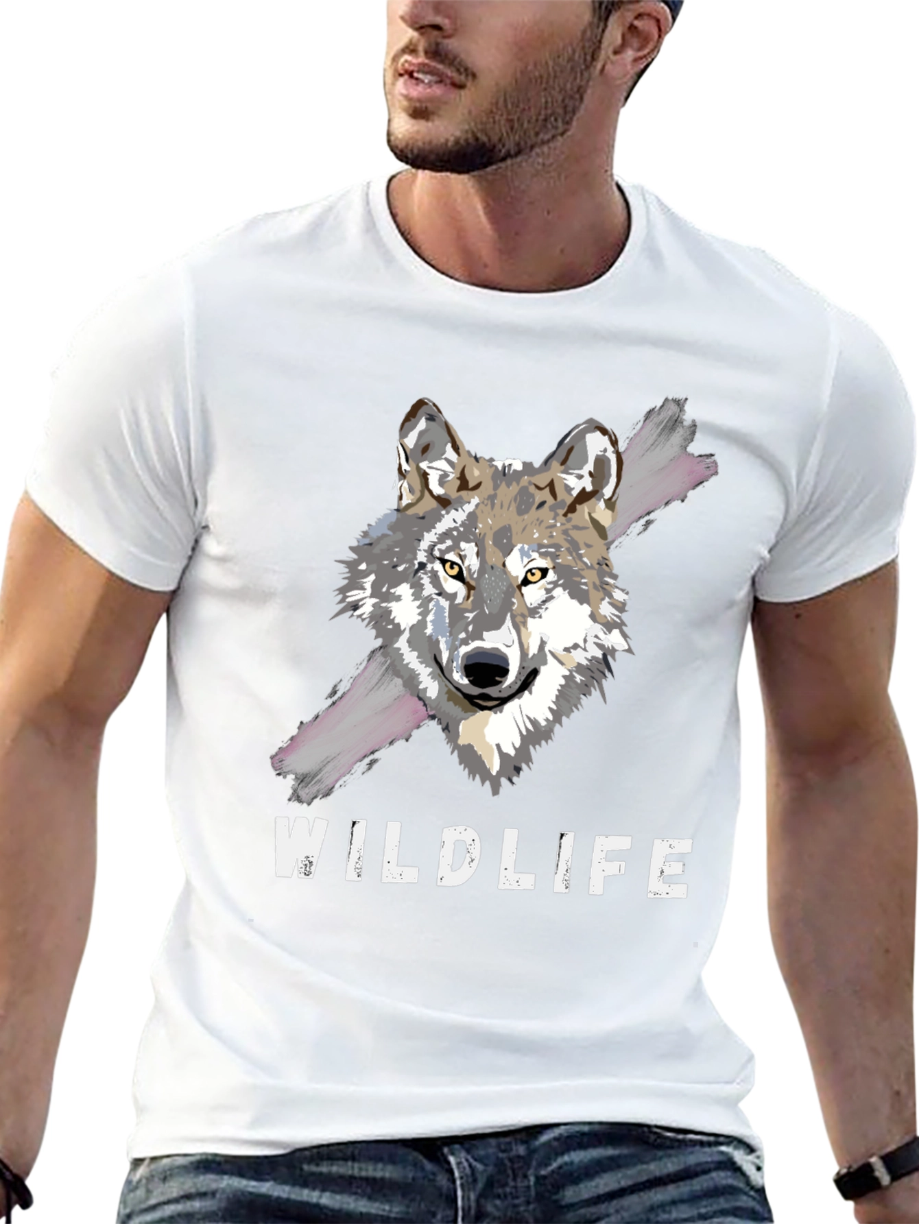 Wildlife Wolf Graphic Tee - Unisex