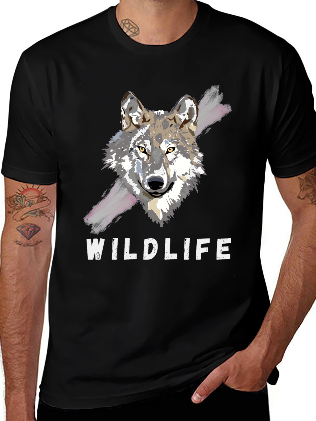 Wildlife Wolf Graphic Tee - Unisex