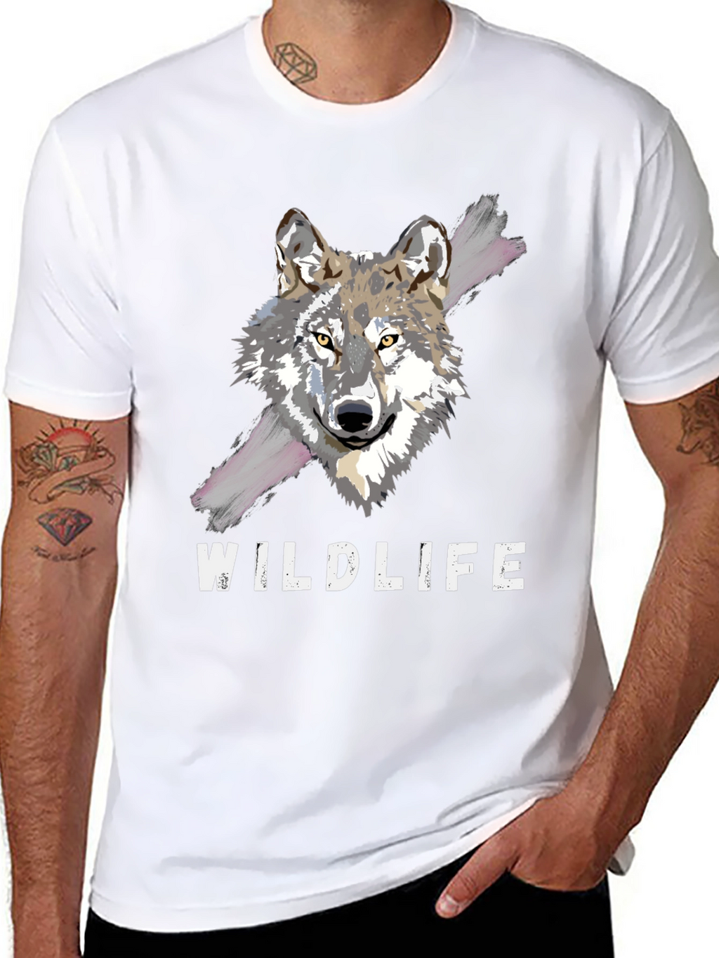 Wildlife Wolf Graphic Tee - Unisex