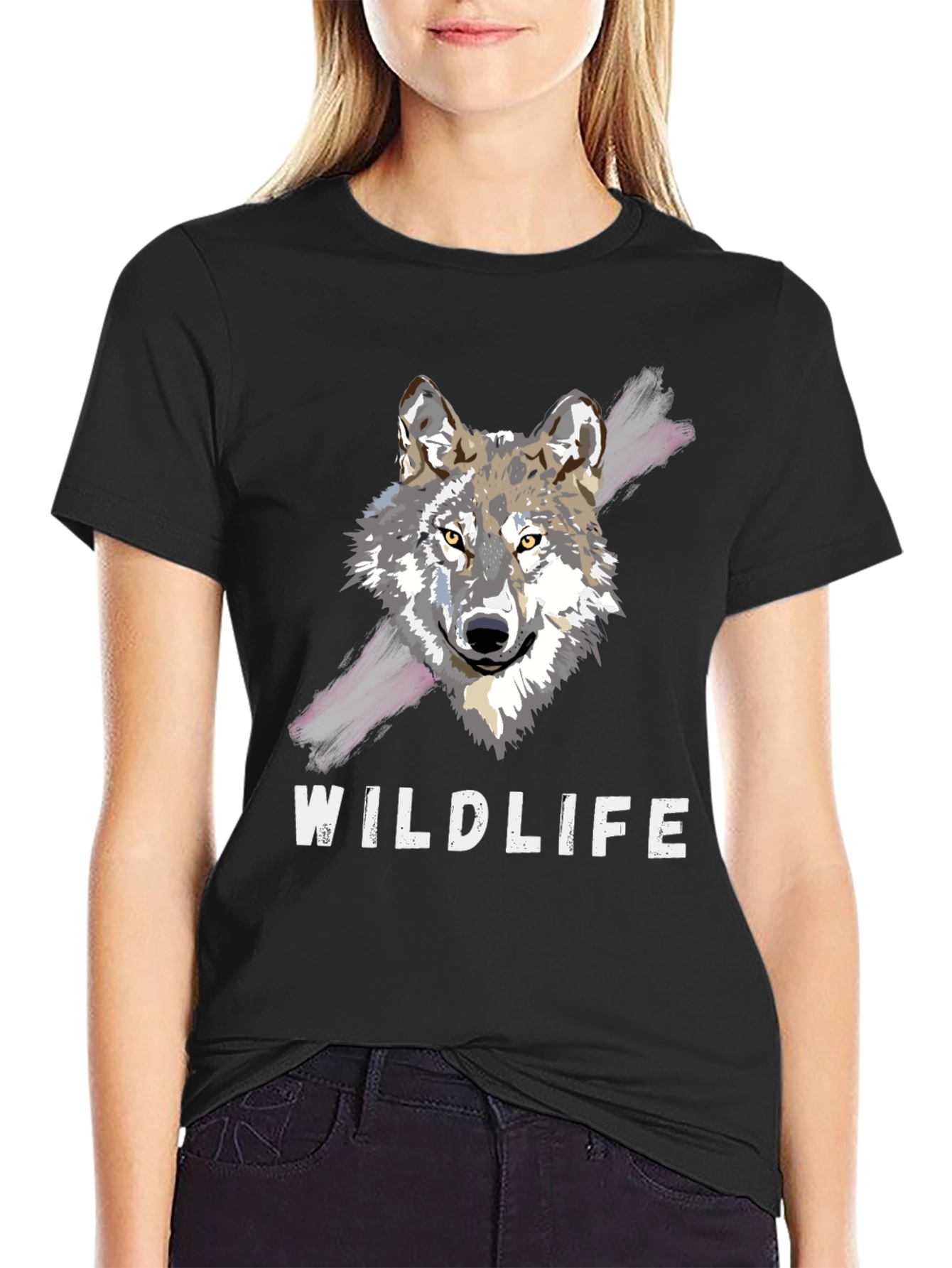 Wildlife Wolf Graphic Tee - Unisex