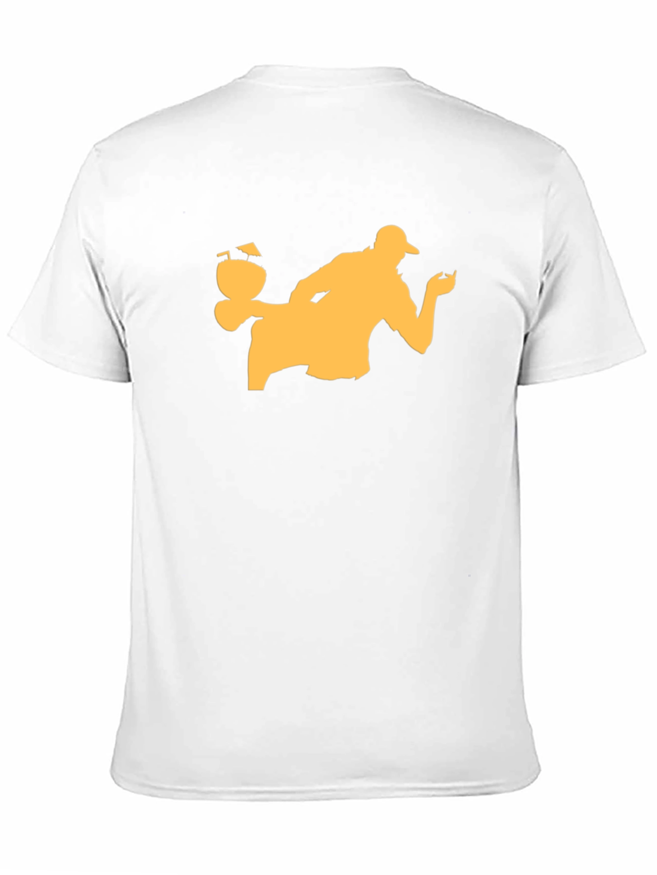 Bartender Silhouette Black T-Shirt