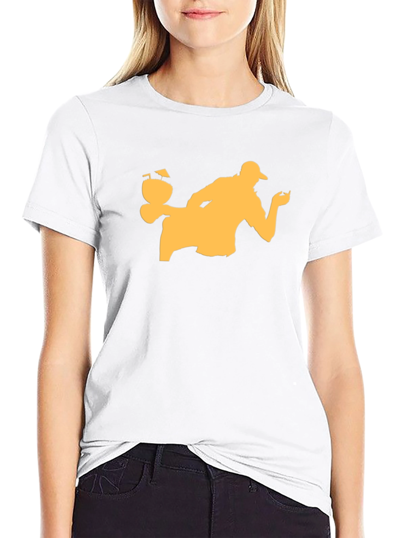 Bartender Silhouette Black T-Shirt