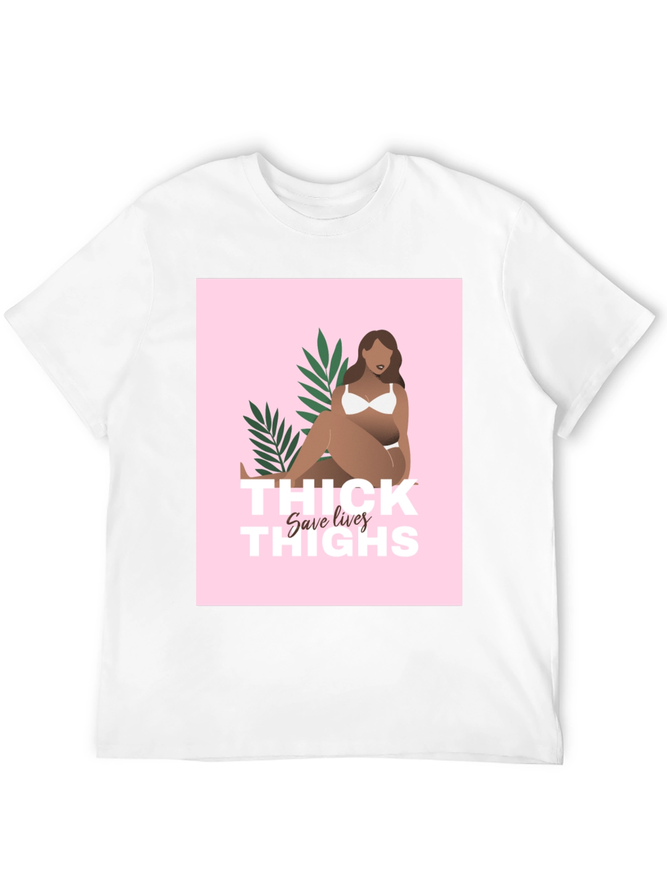 Thick Thighs Save Lives Graphic Tee - Black