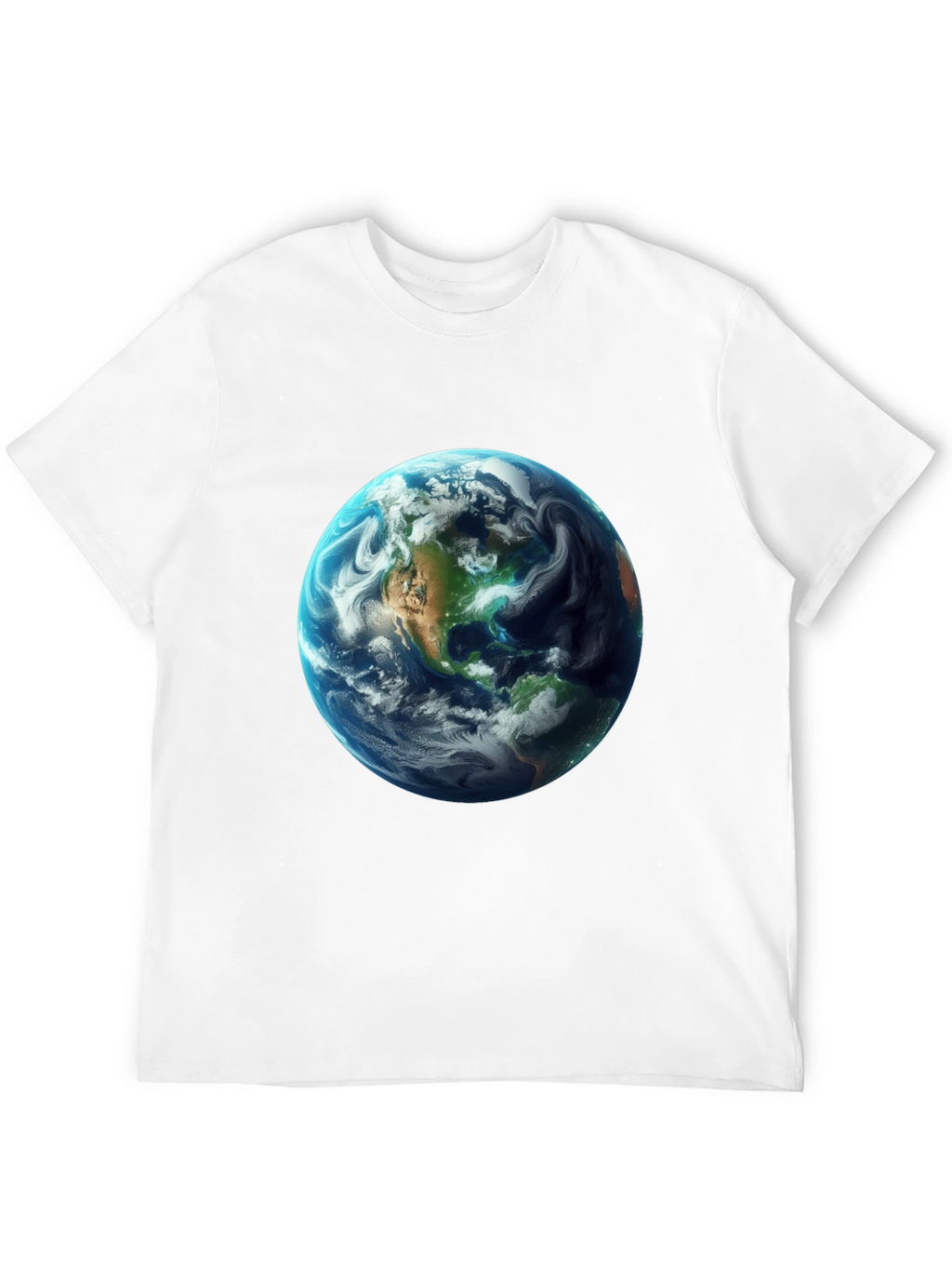 Earth Graphic Black T-Shirt