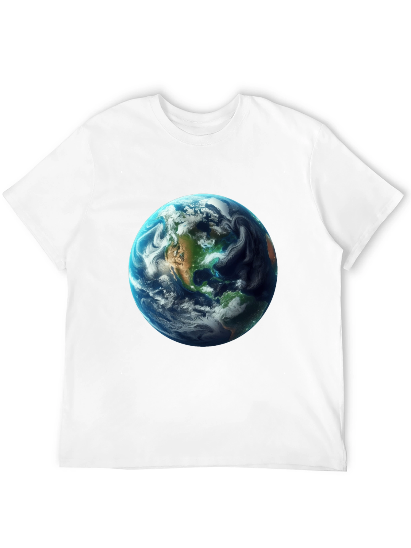 Earth Graphic Black T-Shirt