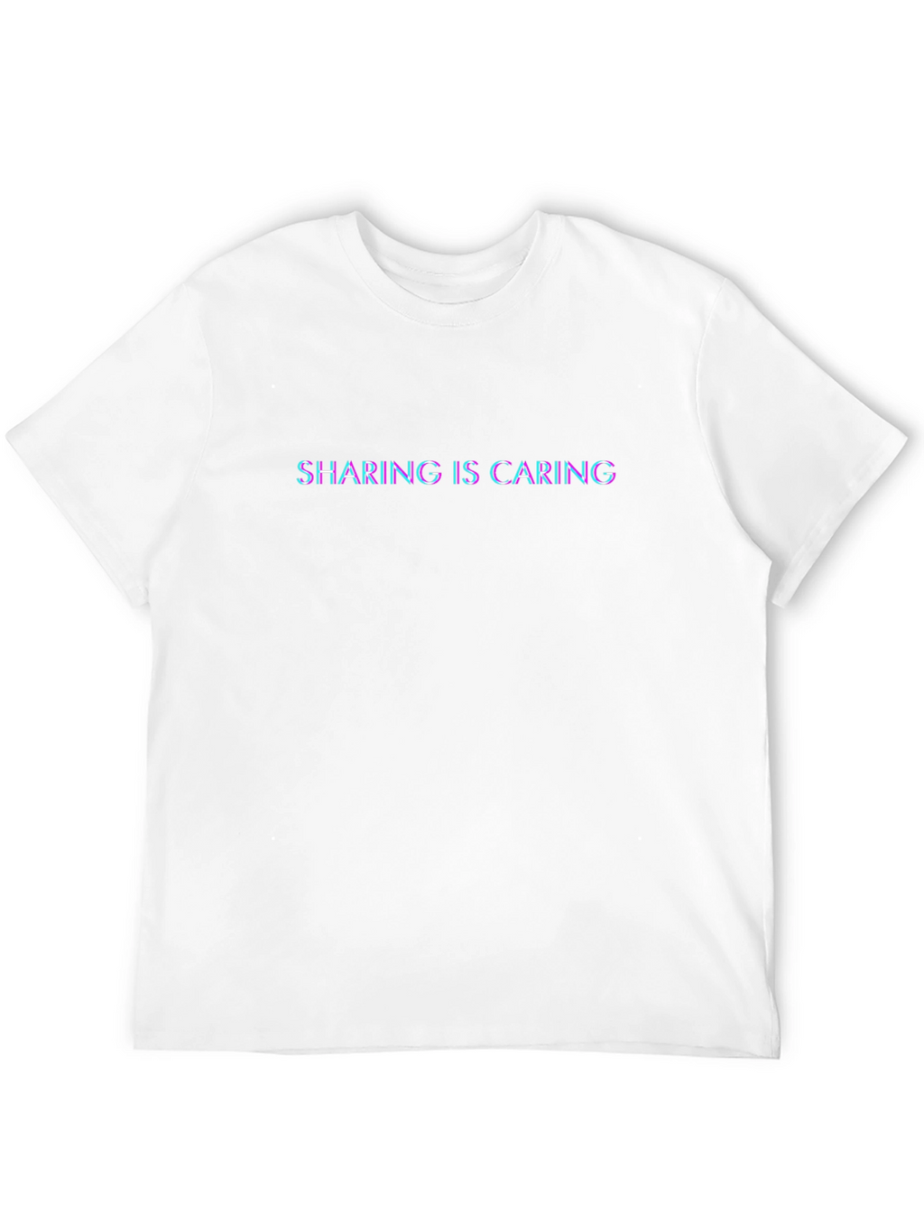 Sharing is Caring Black T-Shirt