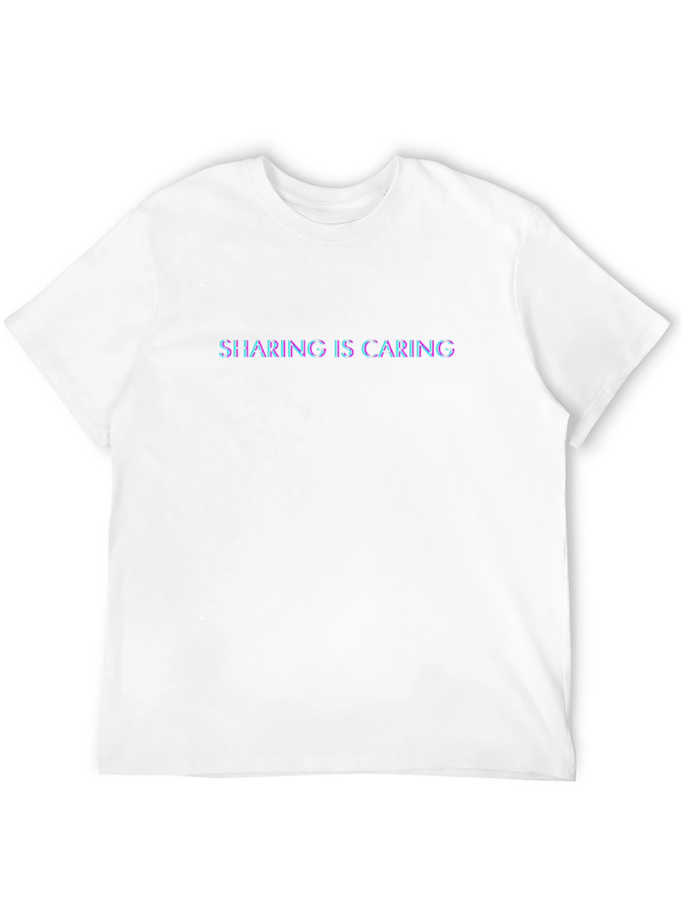 Sharing is Caring Black T-Shirt