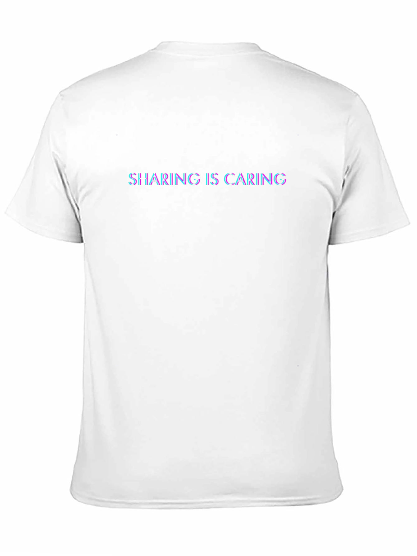 Sharing is Caring Black T-Shirt