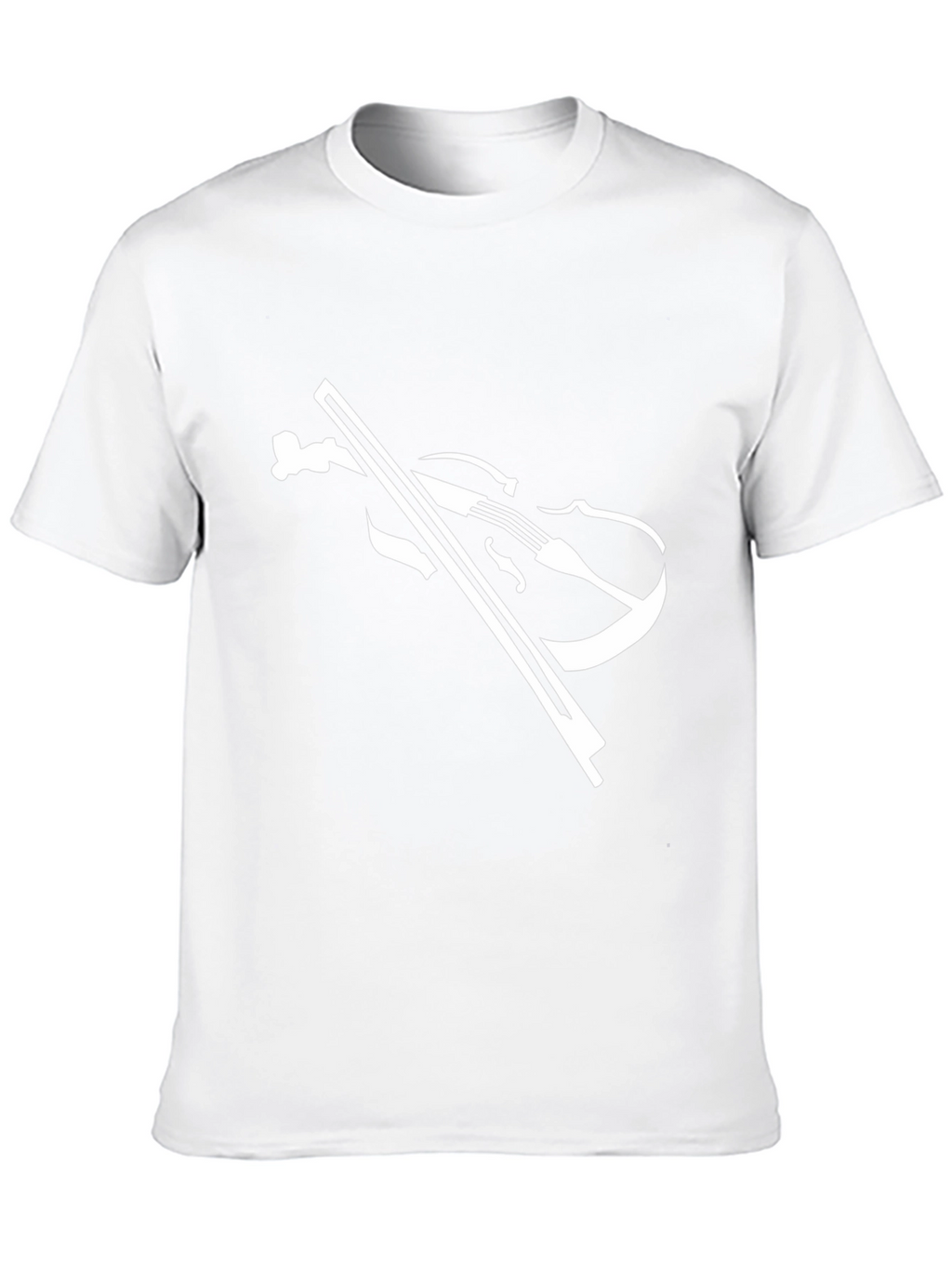 Violin Graphic Tee - Musical Instrument T-Shirt