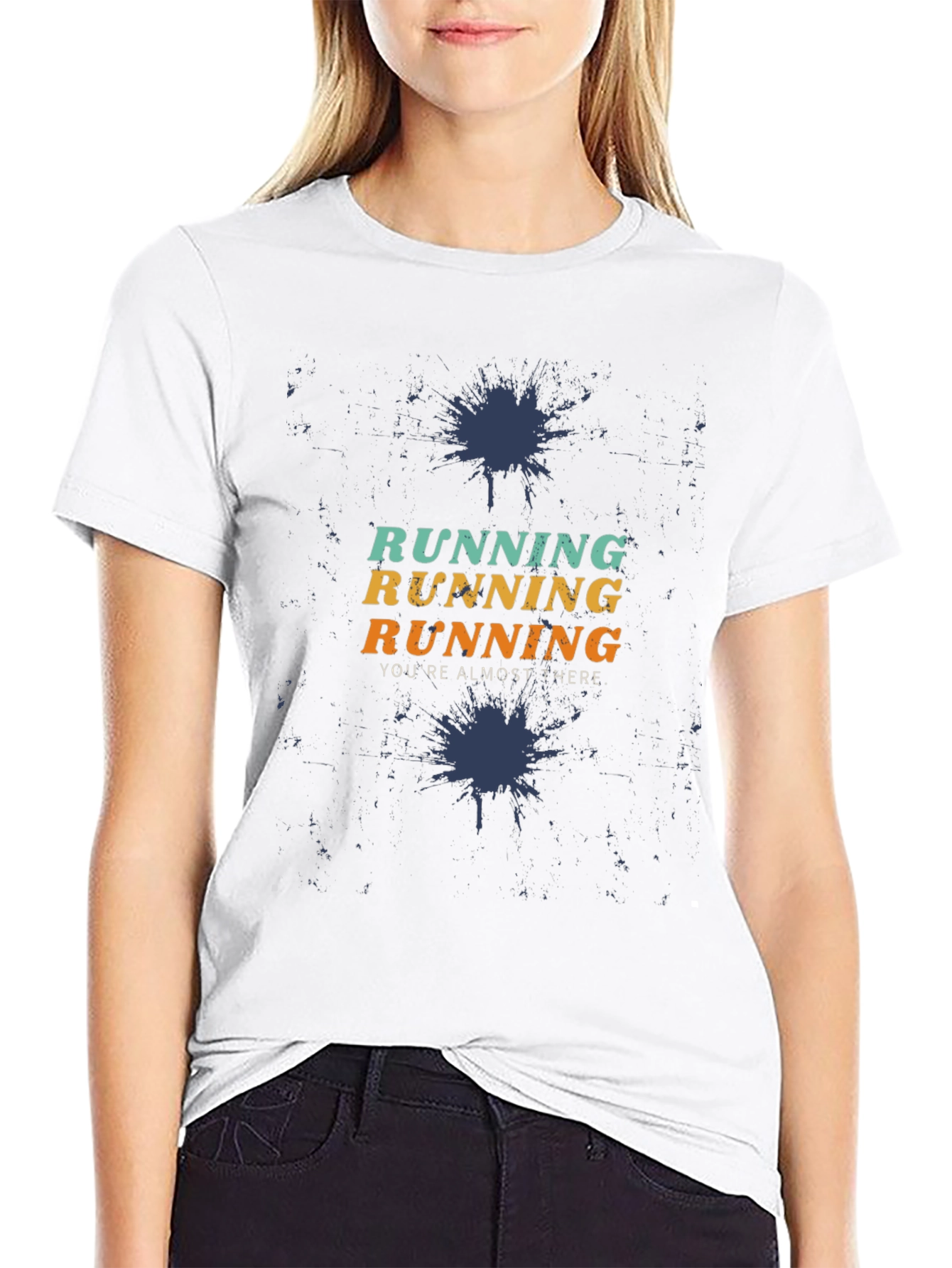 Running Motivation Graphic Tee - Youre Almost There!