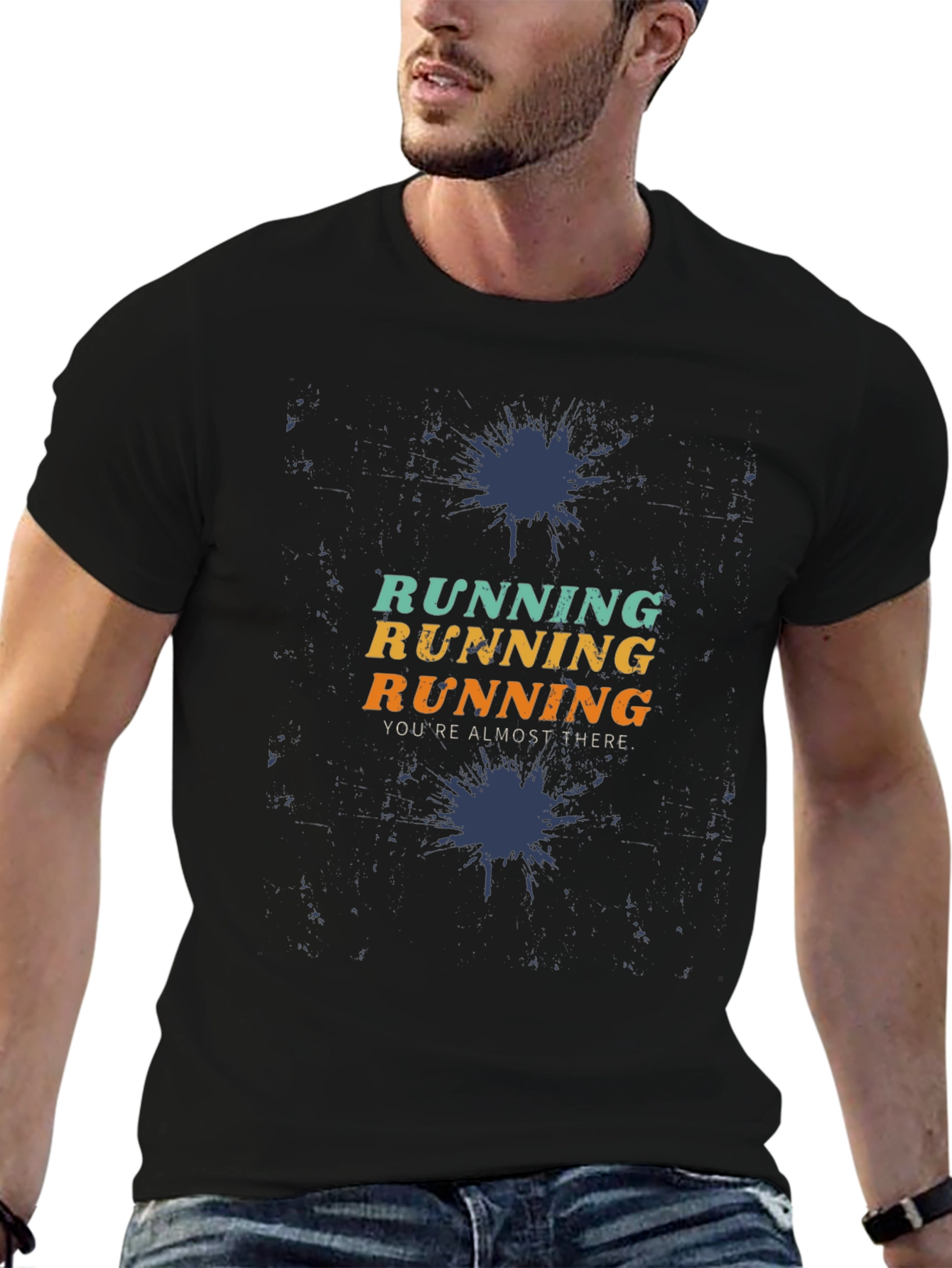 Running Motivation Graphic Tee - Youre Almost There!