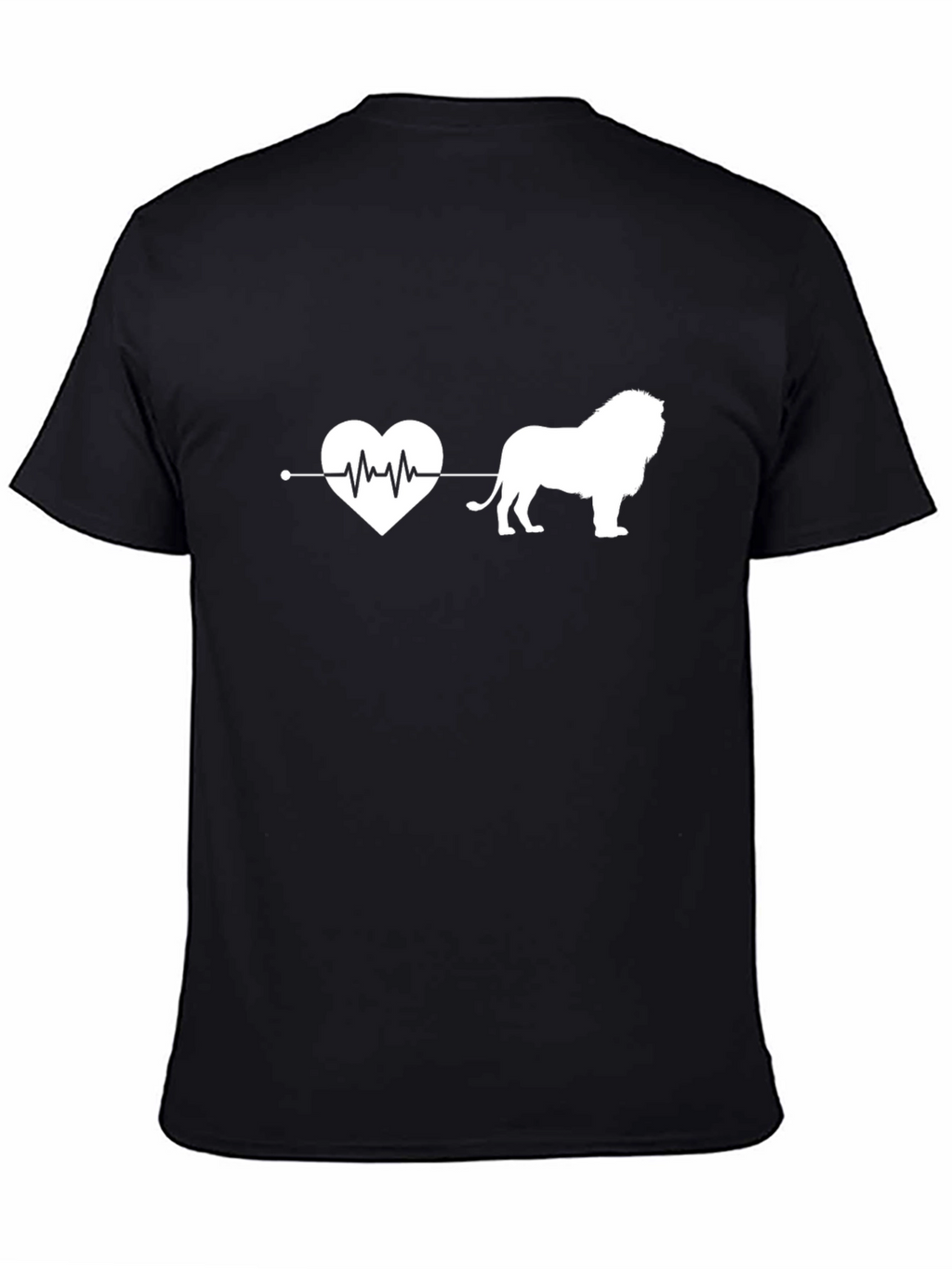 Lion Heartbeat T-Shirt - Animal Lover Tee