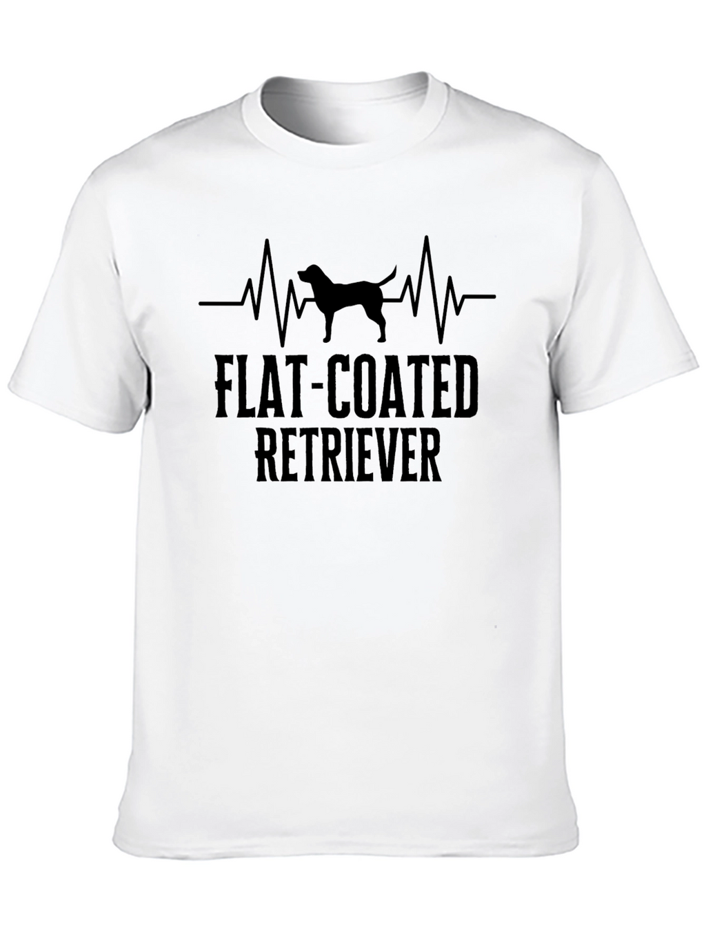 Flat-Coated Retriever Heartbeat T-Shirt