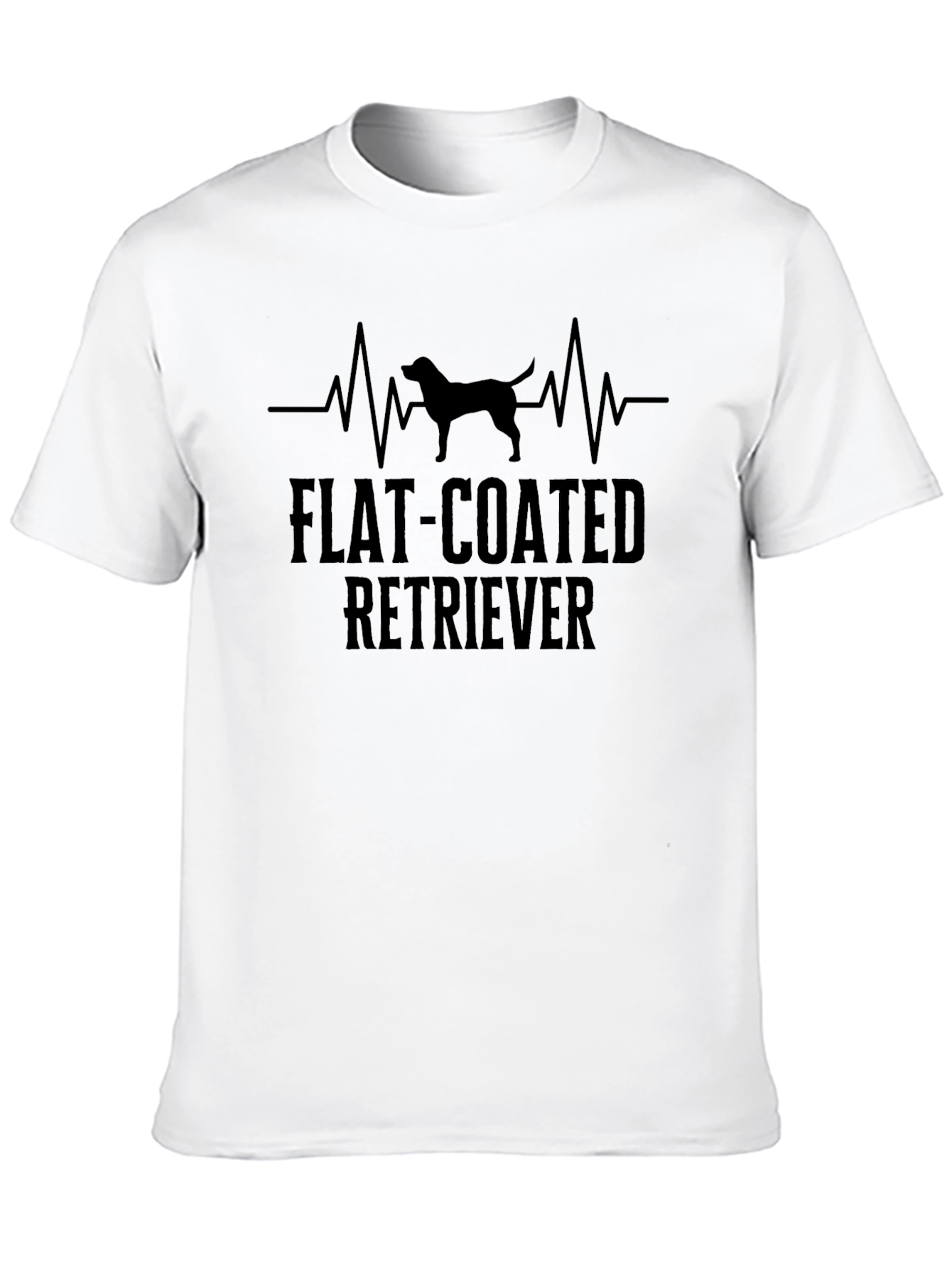 Flat-Coated Retriever Heartbeat T-Shirt