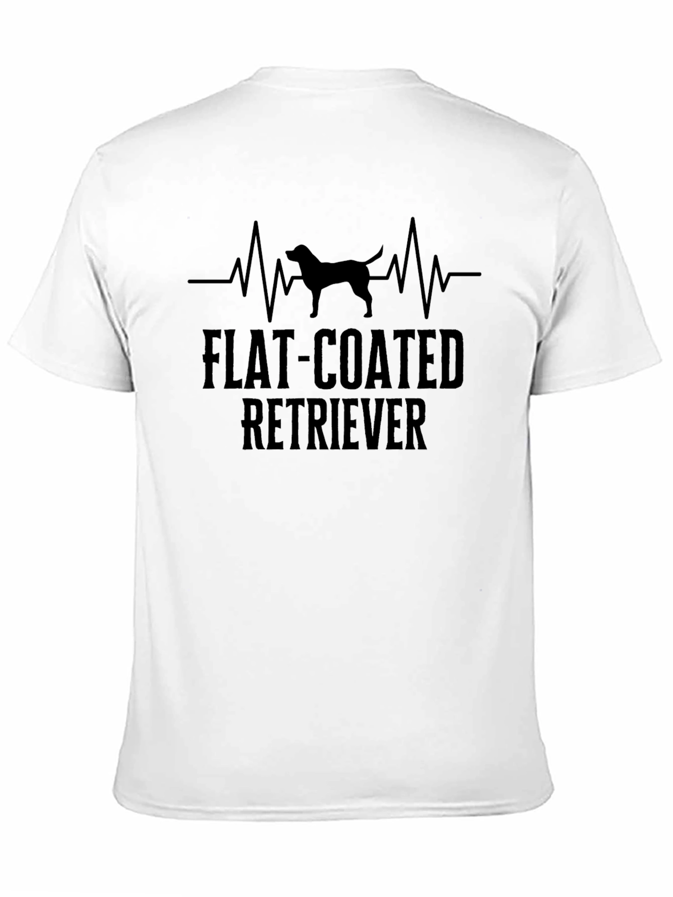 Flat-Coated Retriever Heartbeat T-Shirt