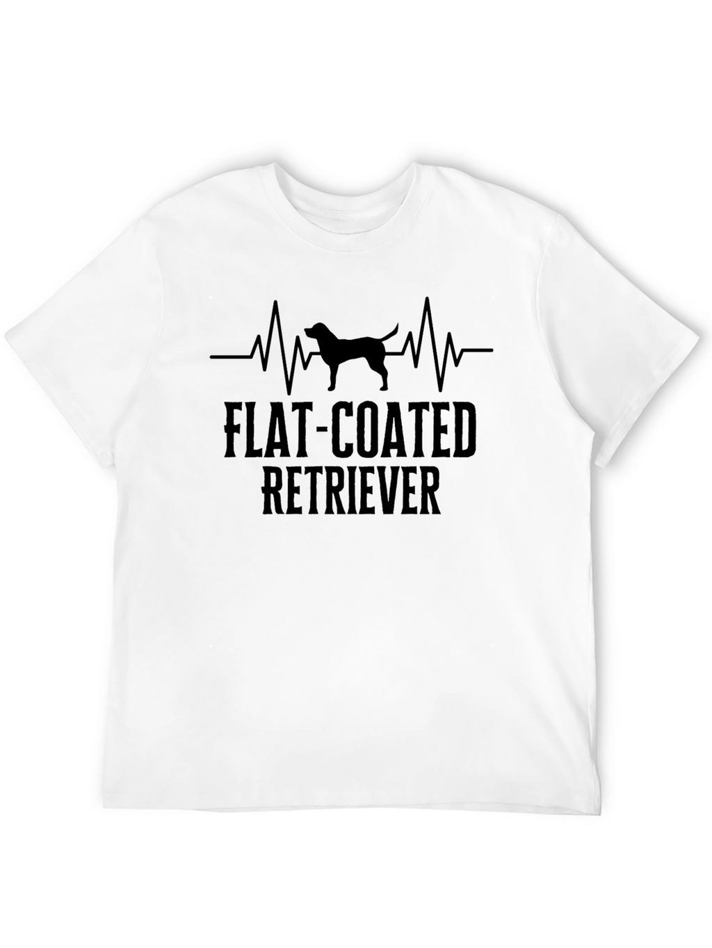 Flat-Coated Retriever Heartbeat T-Shirt