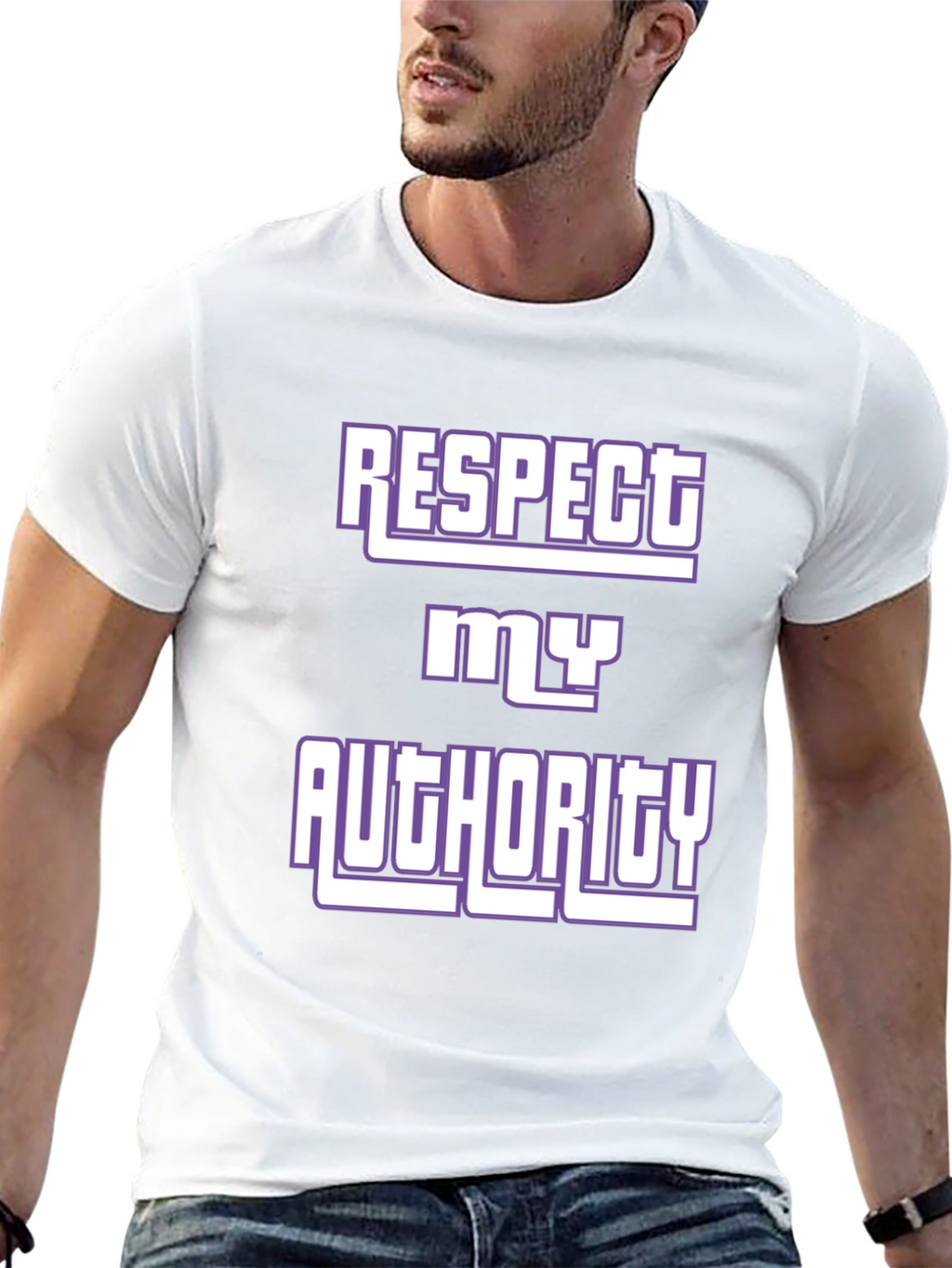 Respect My Authority Graphic T-Shirt