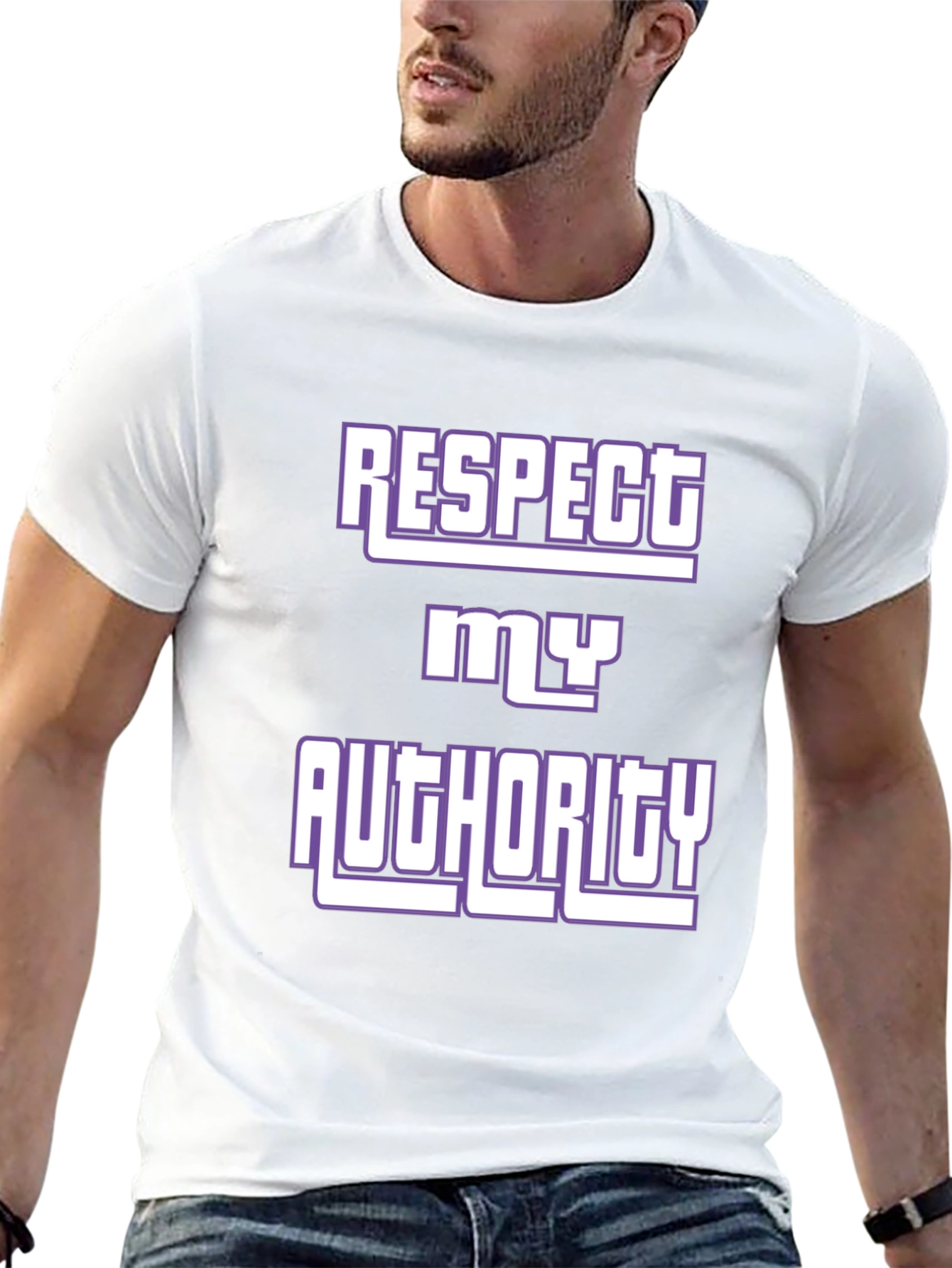 Respect My Authority Graphic T-Shirt