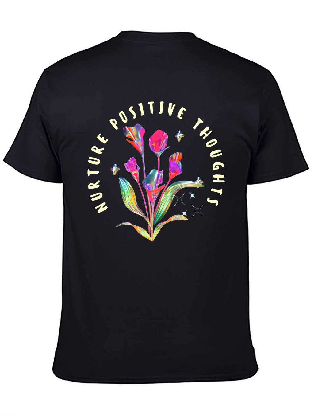 Nurture Positive Thoughts Graphic T-Shirt