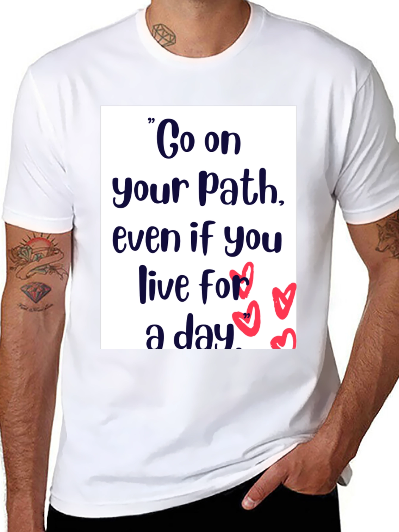 Inspirational Path Graphic T-Shirt