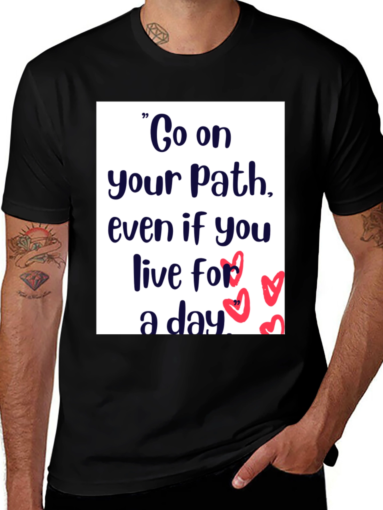 Inspirational Path Graphic T-Shirt