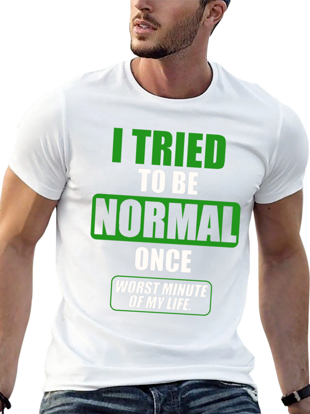 Funny Tried To Be Normal Graphic T-Shirt