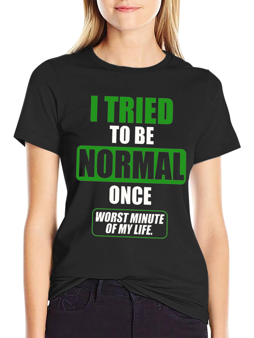 Funny Tried To Be Normal Graphic T-Shirt