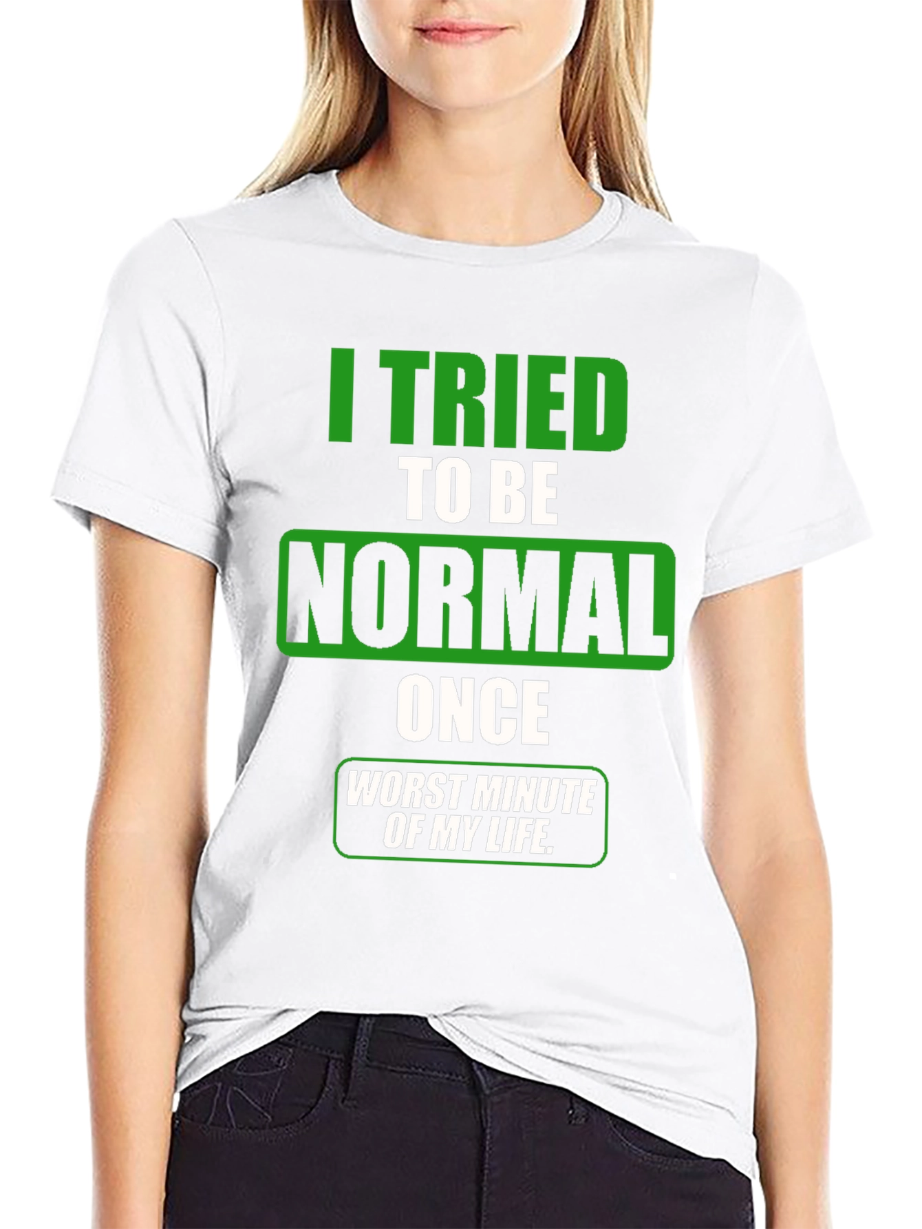 Funny Tried To Be Normal Graphic T-Shirt