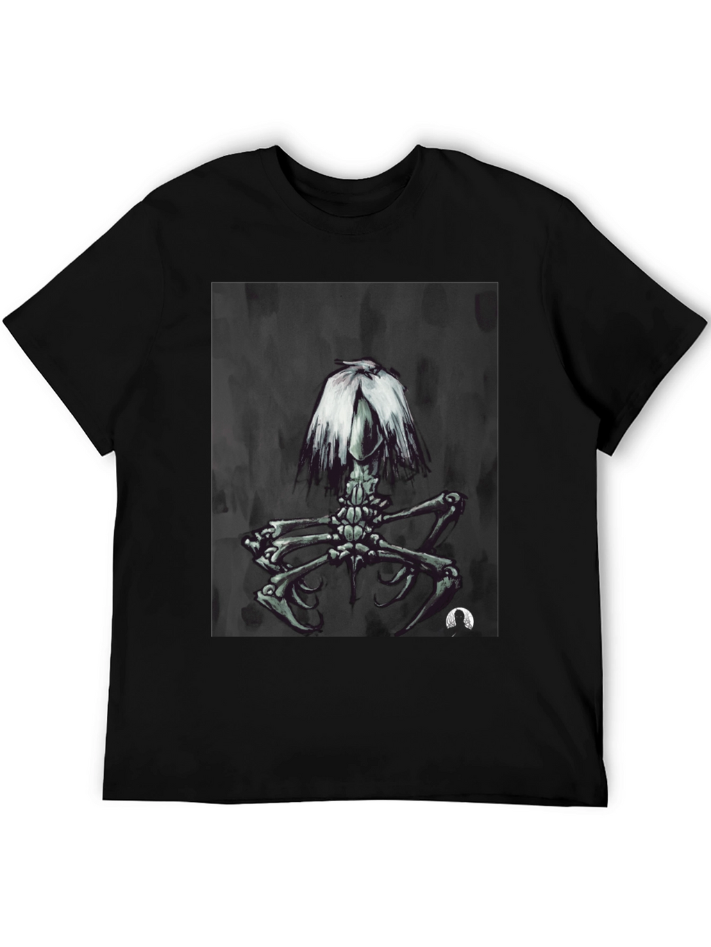 Dark Surreal Skeleton Art T-Shirt
