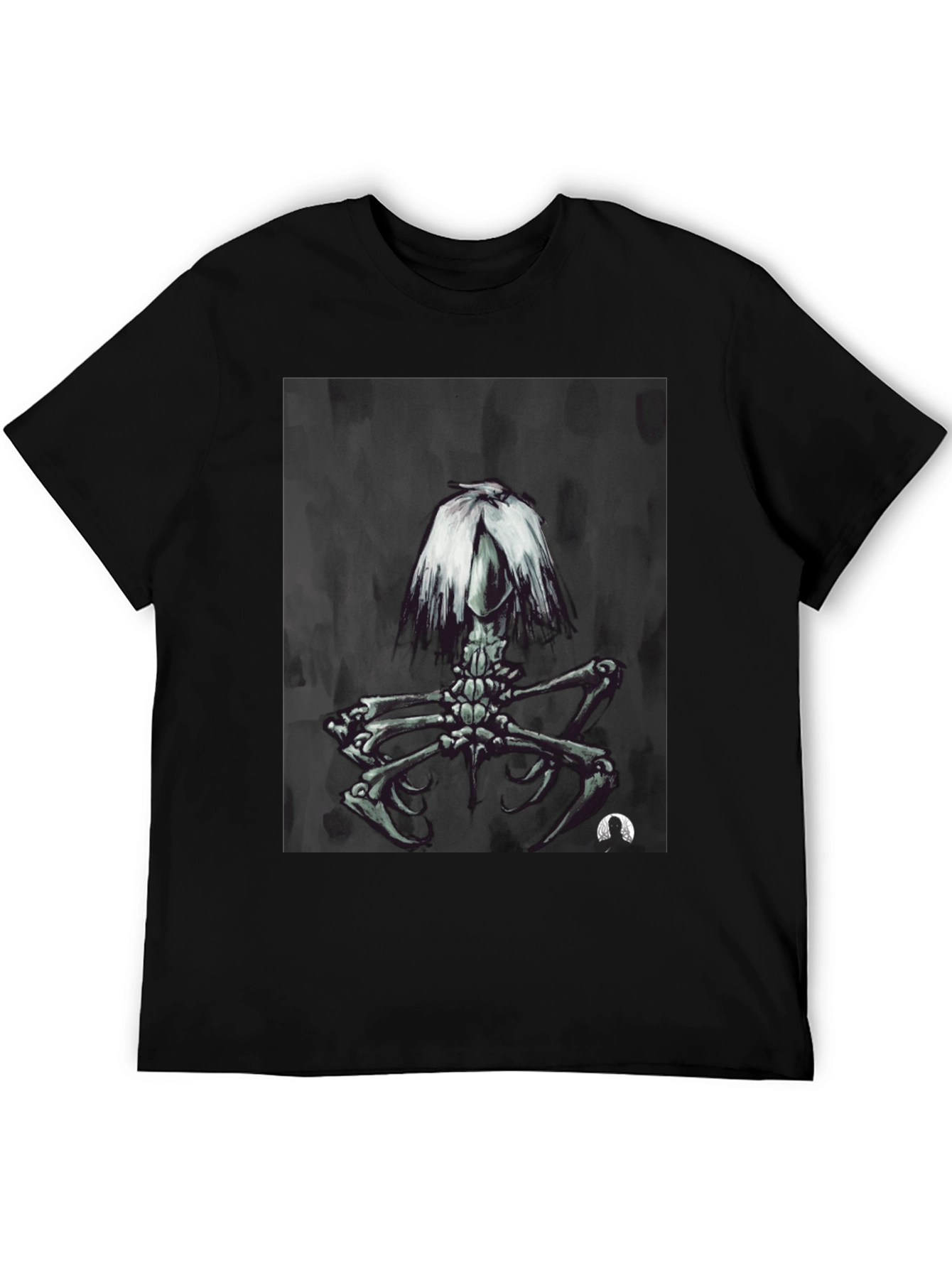 Dark Surreal Skeleton Art T-Shirt