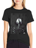 Dark Surreal Skeleton Art T-Shirt