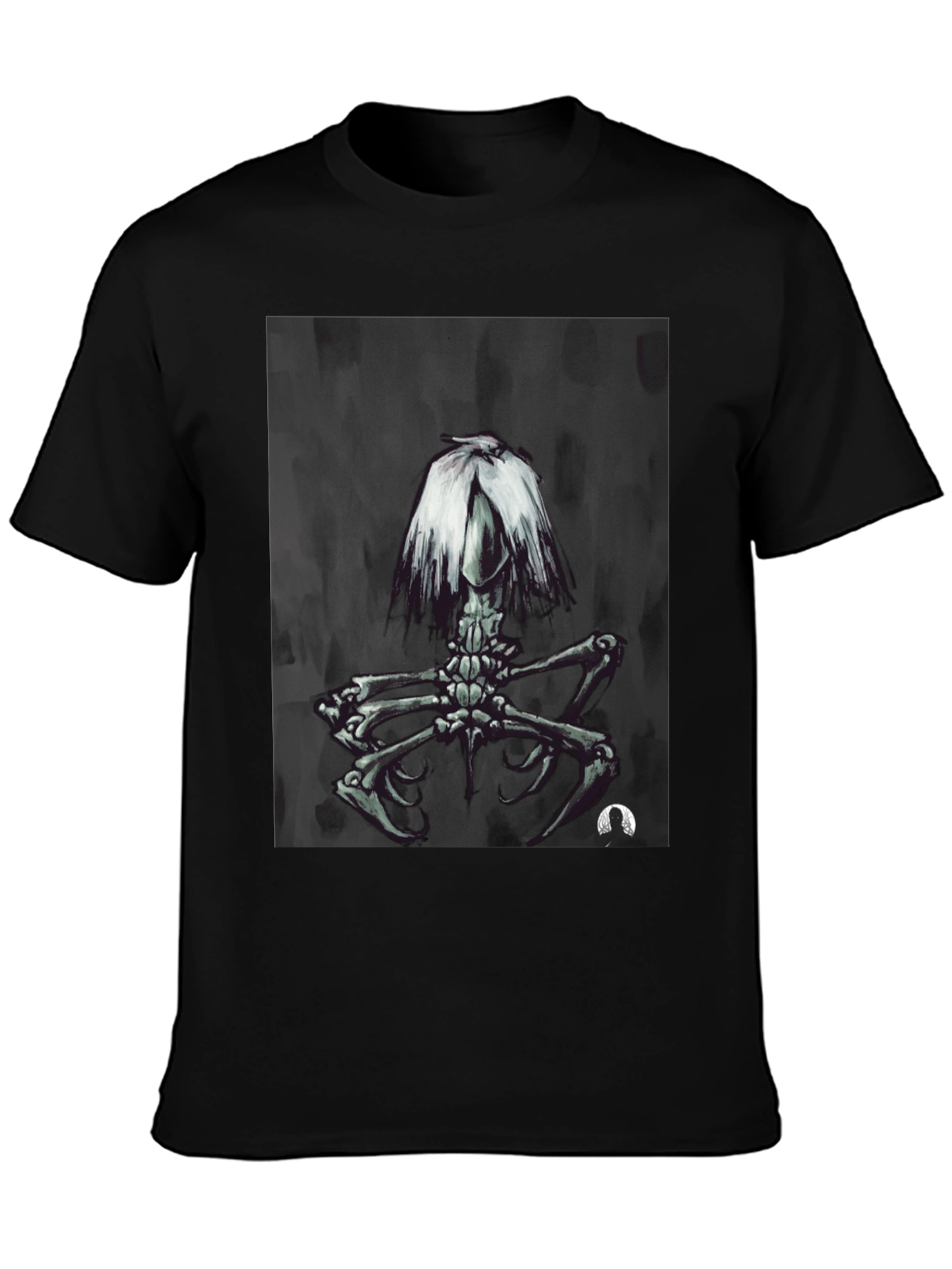 Dark Surreal Skeleton Art T-Shirt