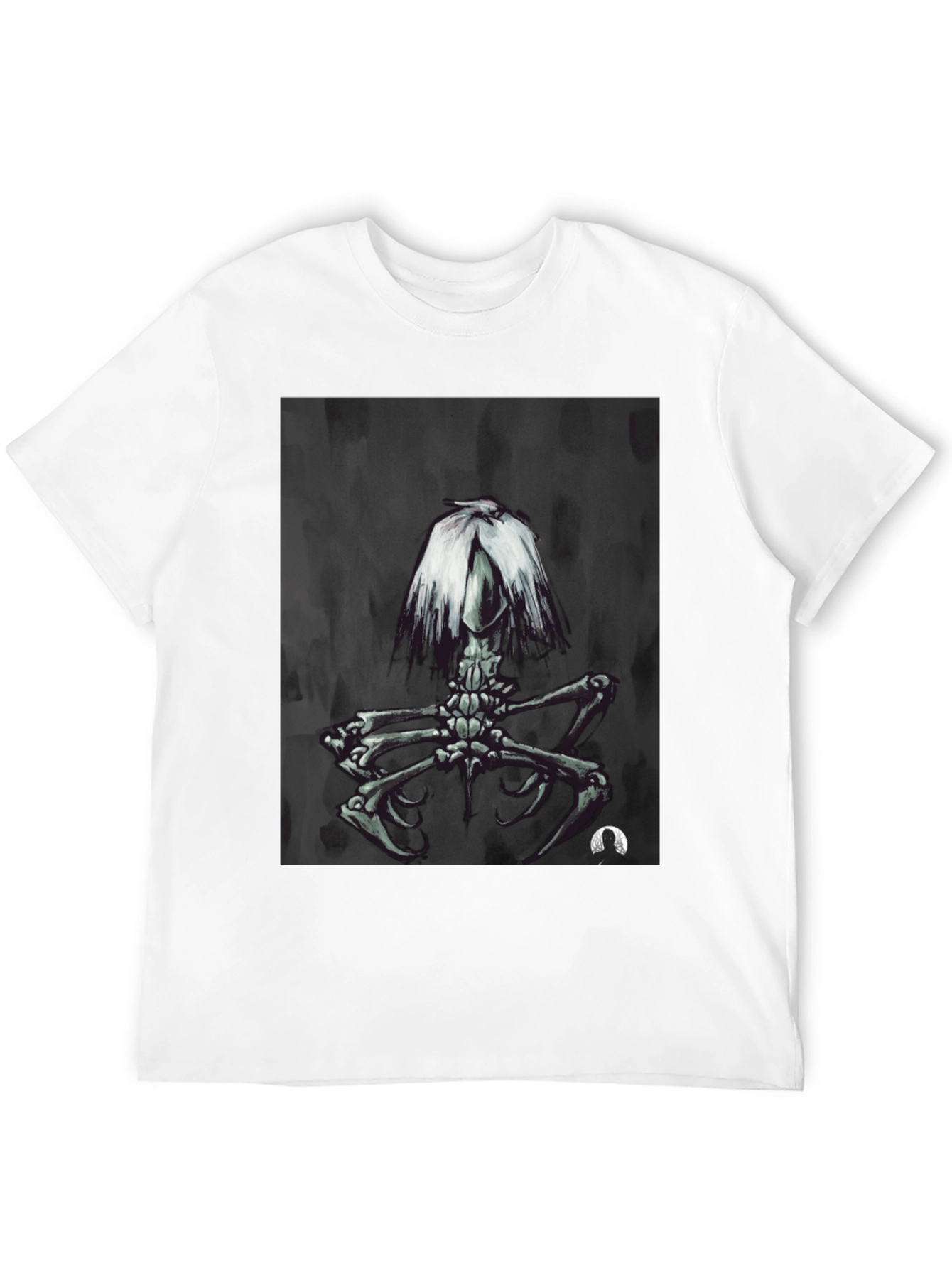 Dark Surreal Skeleton Art T-Shirt
