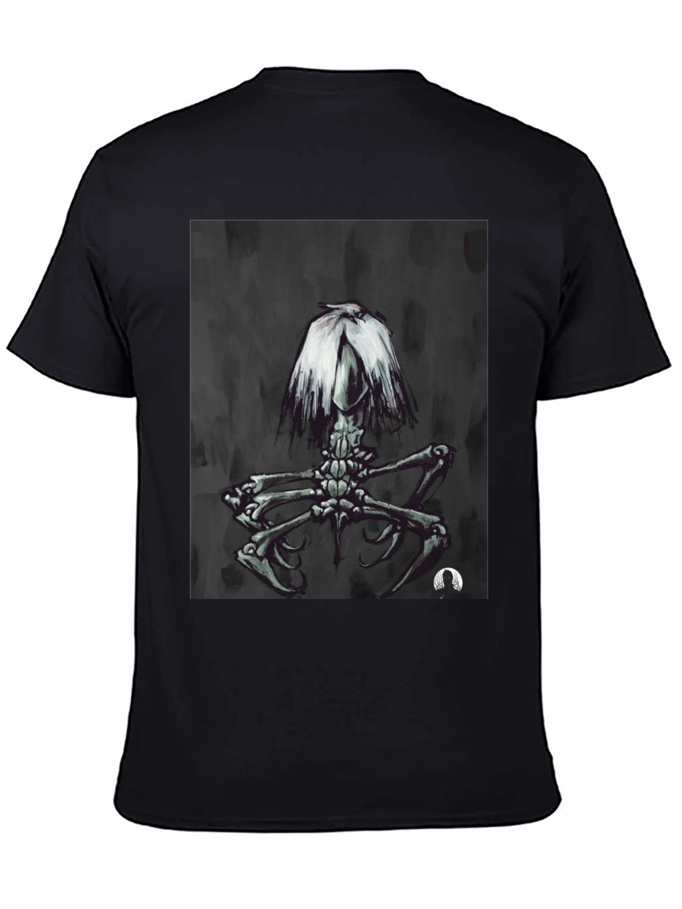 Dark Surreal Skeleton Art T-Shirt