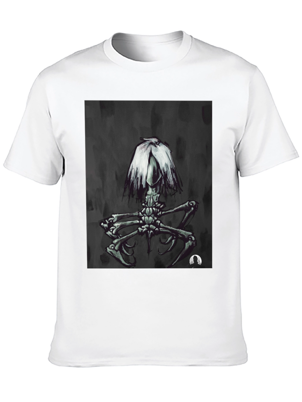 Dark Surreal Skeleton Art T-Shirt