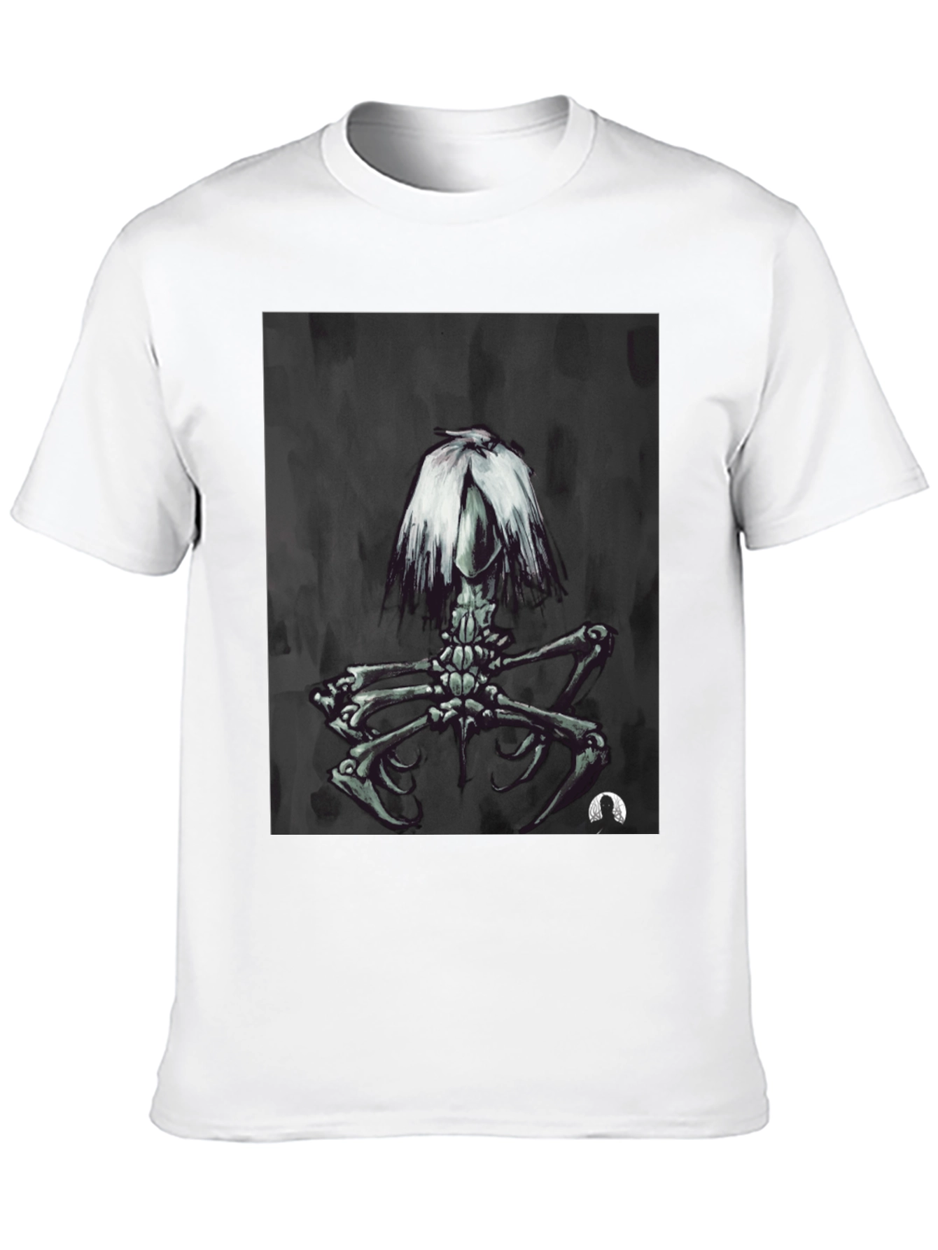 Dark Surreal Skeleton Art T-Shirt