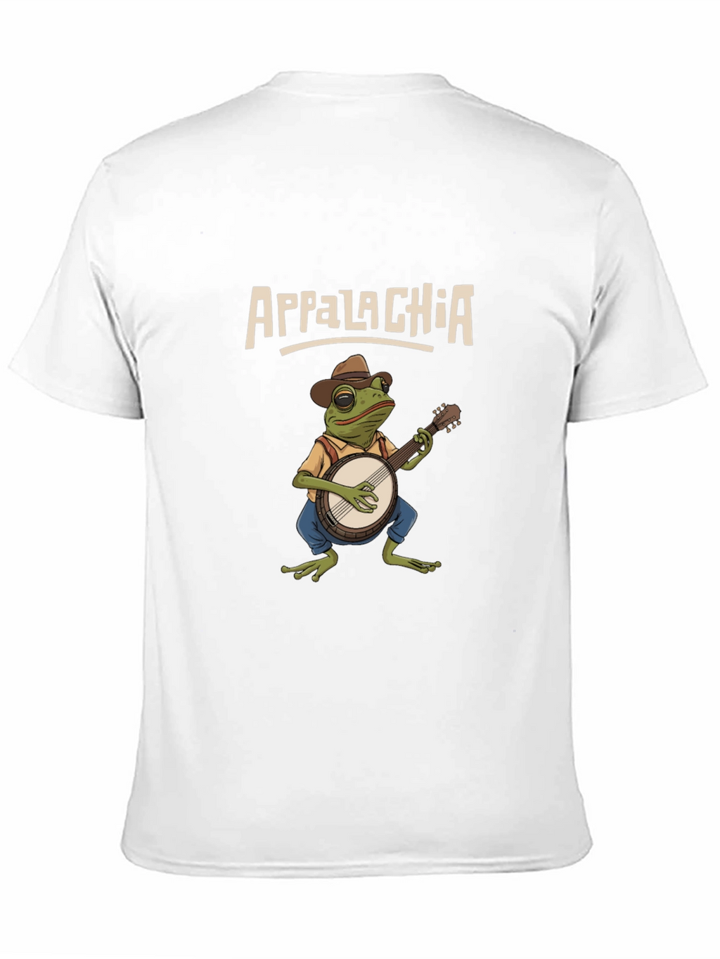 Appalachia Frog Banjo Graphic T-Shirt