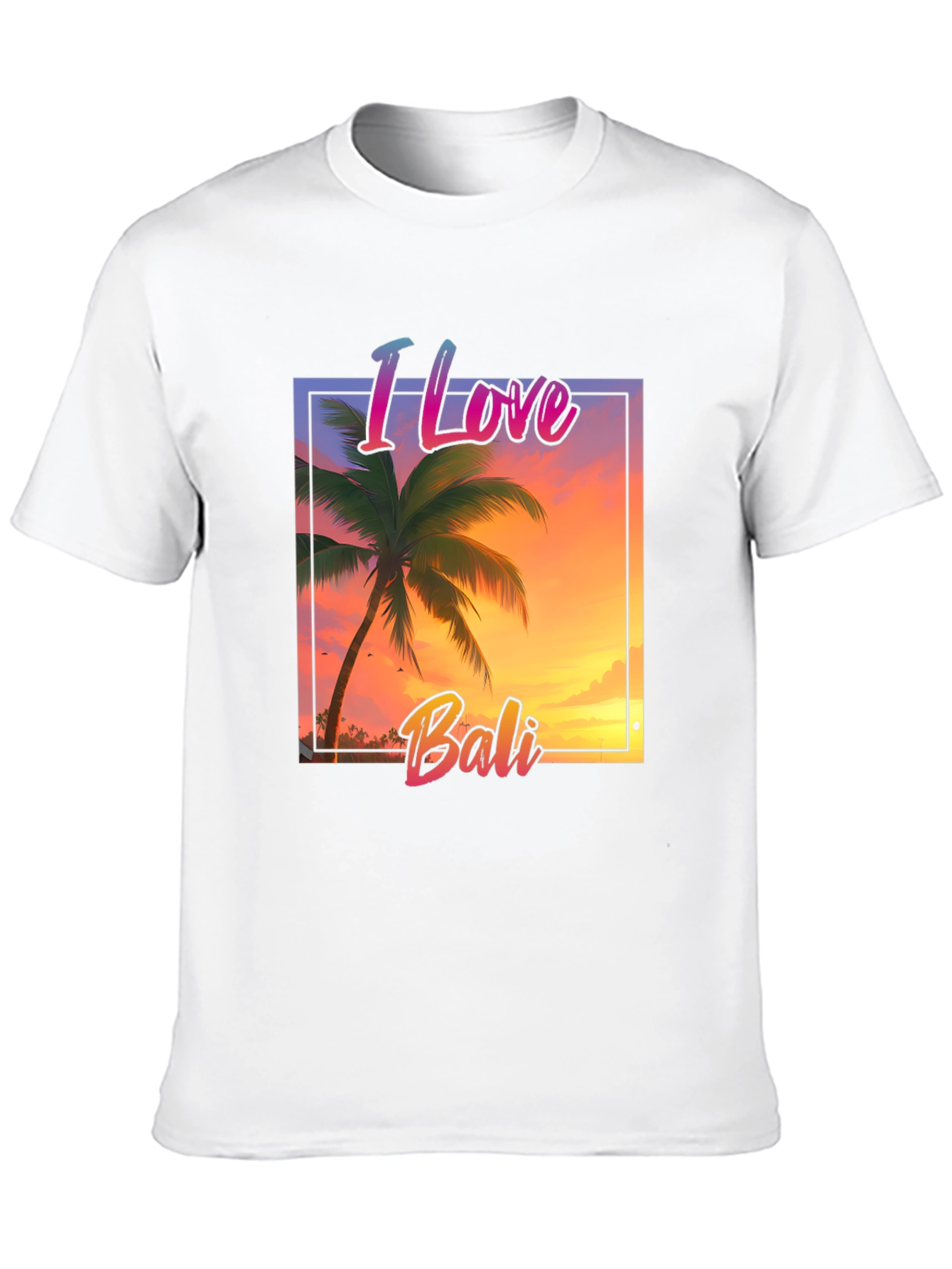 I Love Bali Graphic Tee - Tropical Island T-Shirt