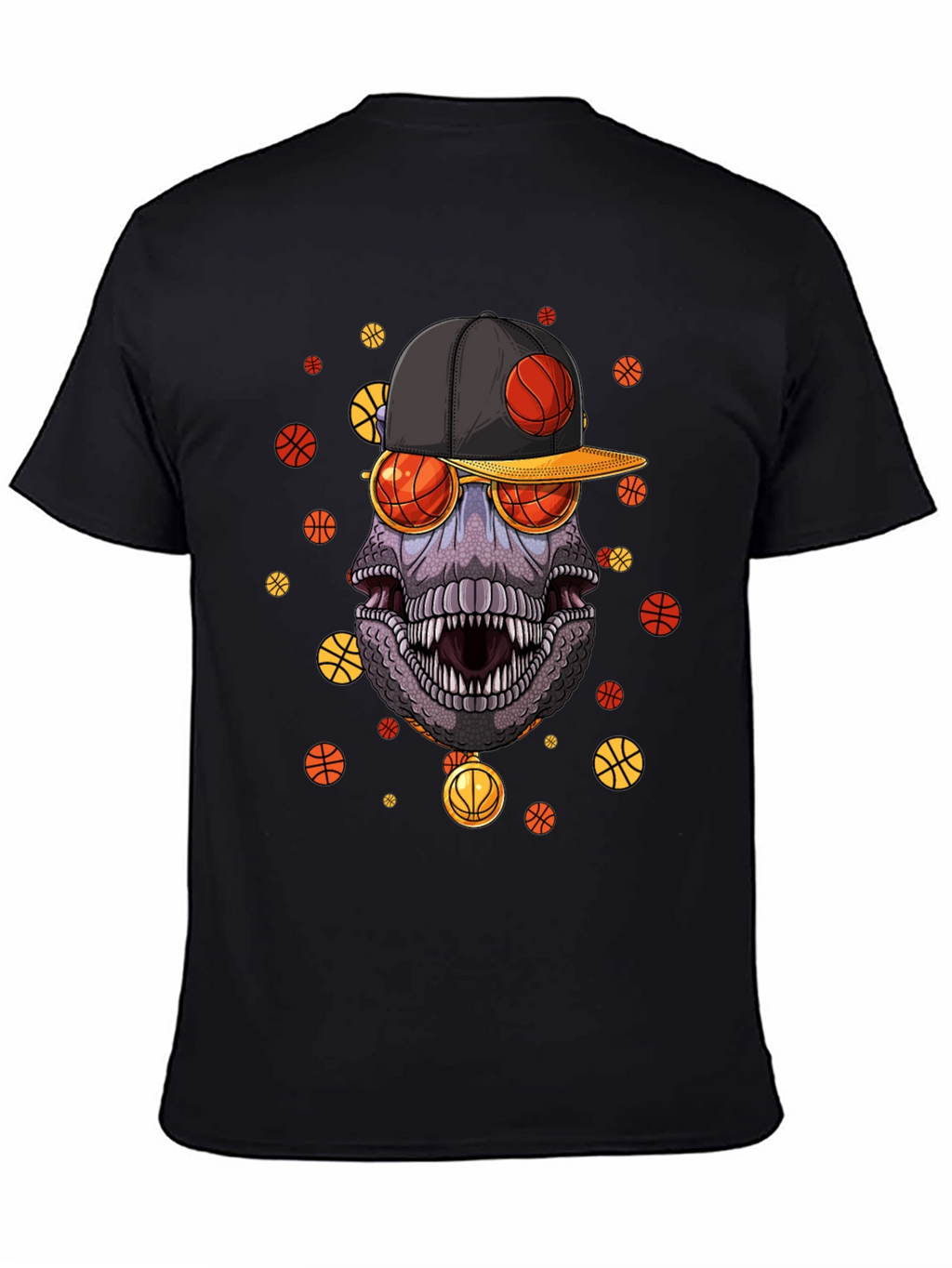 Basketball Dinosaur Graphic Tee